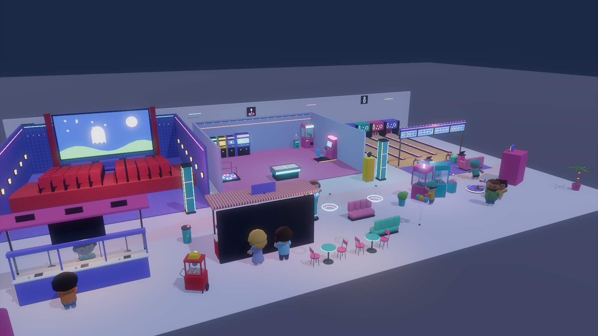 Fun Center Kit - 415 Low-Poly Models 3D Model