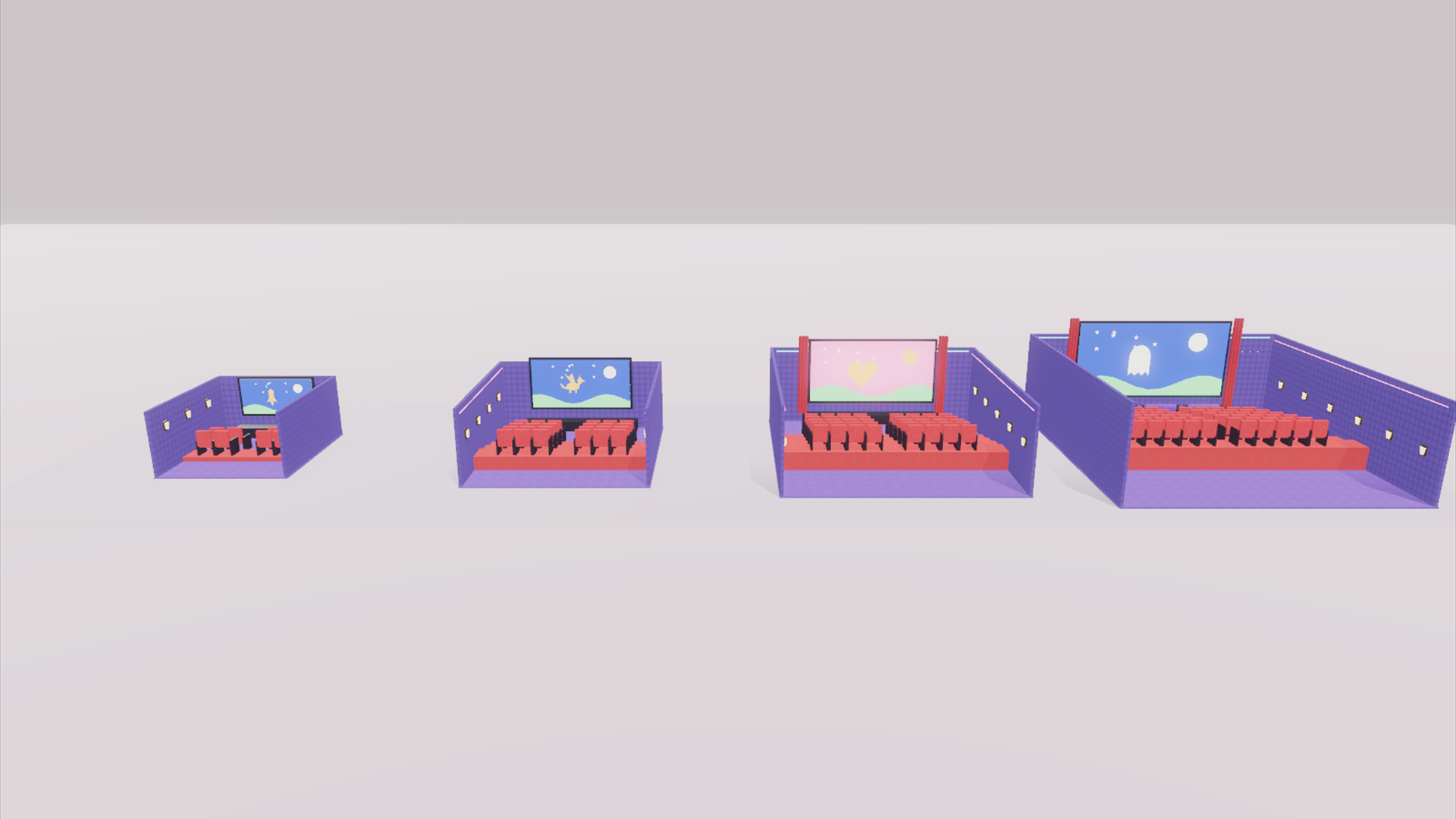 Fun Center Kit - 415 Low-Poly Models 3D Model