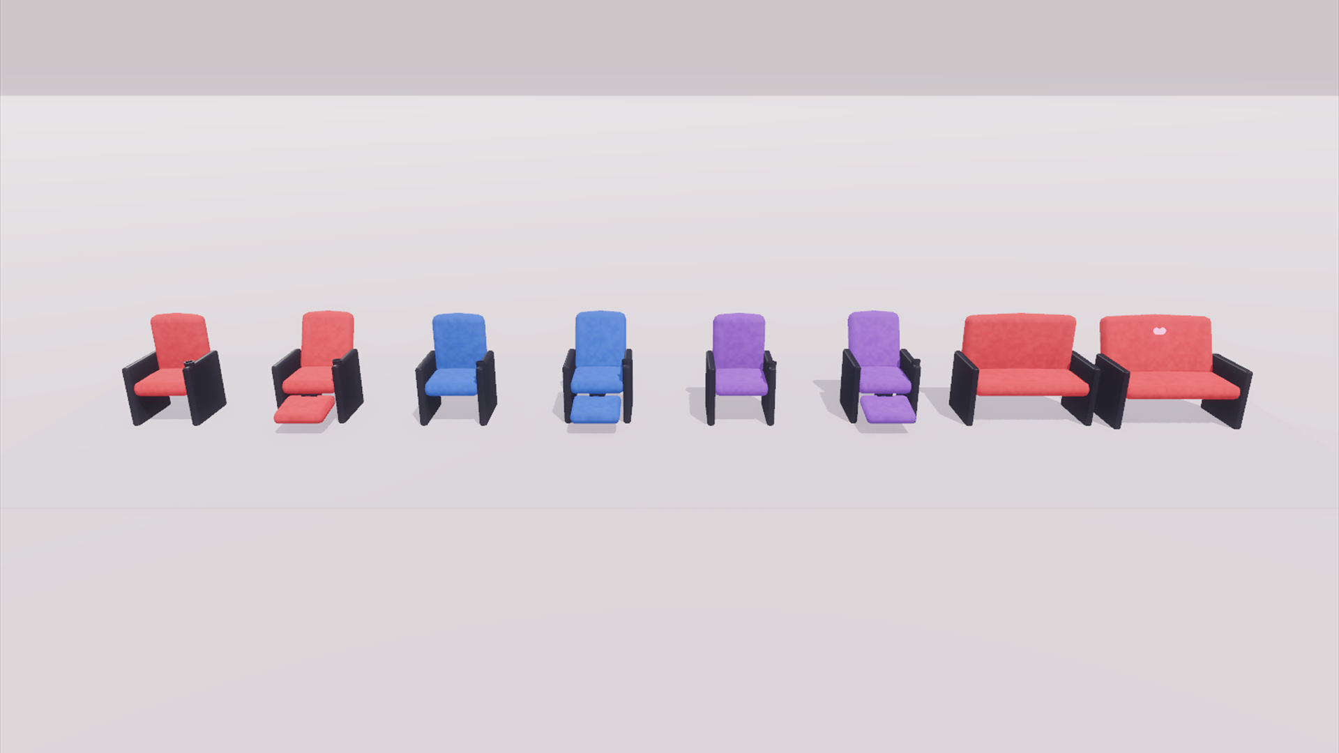 Fun Center Kit - 415 Low-Poly Models 3D Model