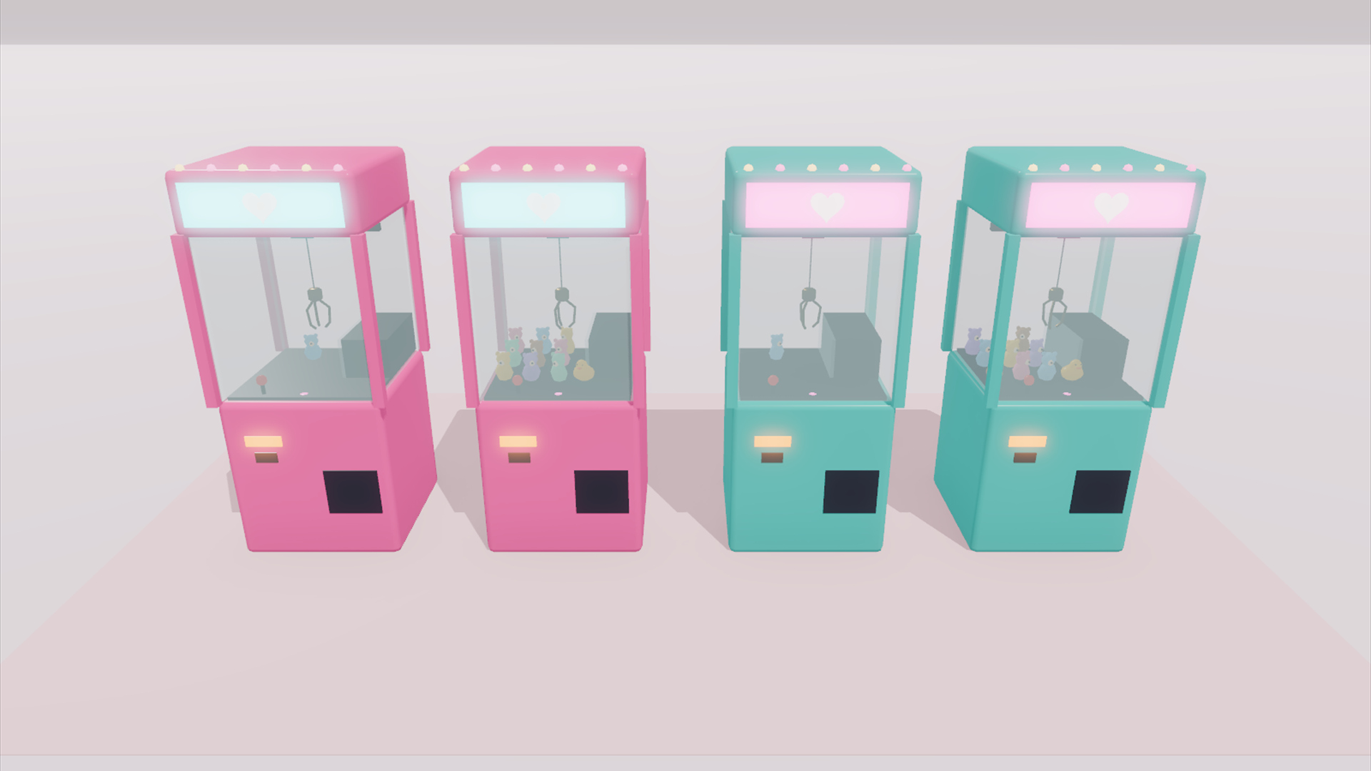 Fun Center Kit - 415 Low-Poly Models 3D Model