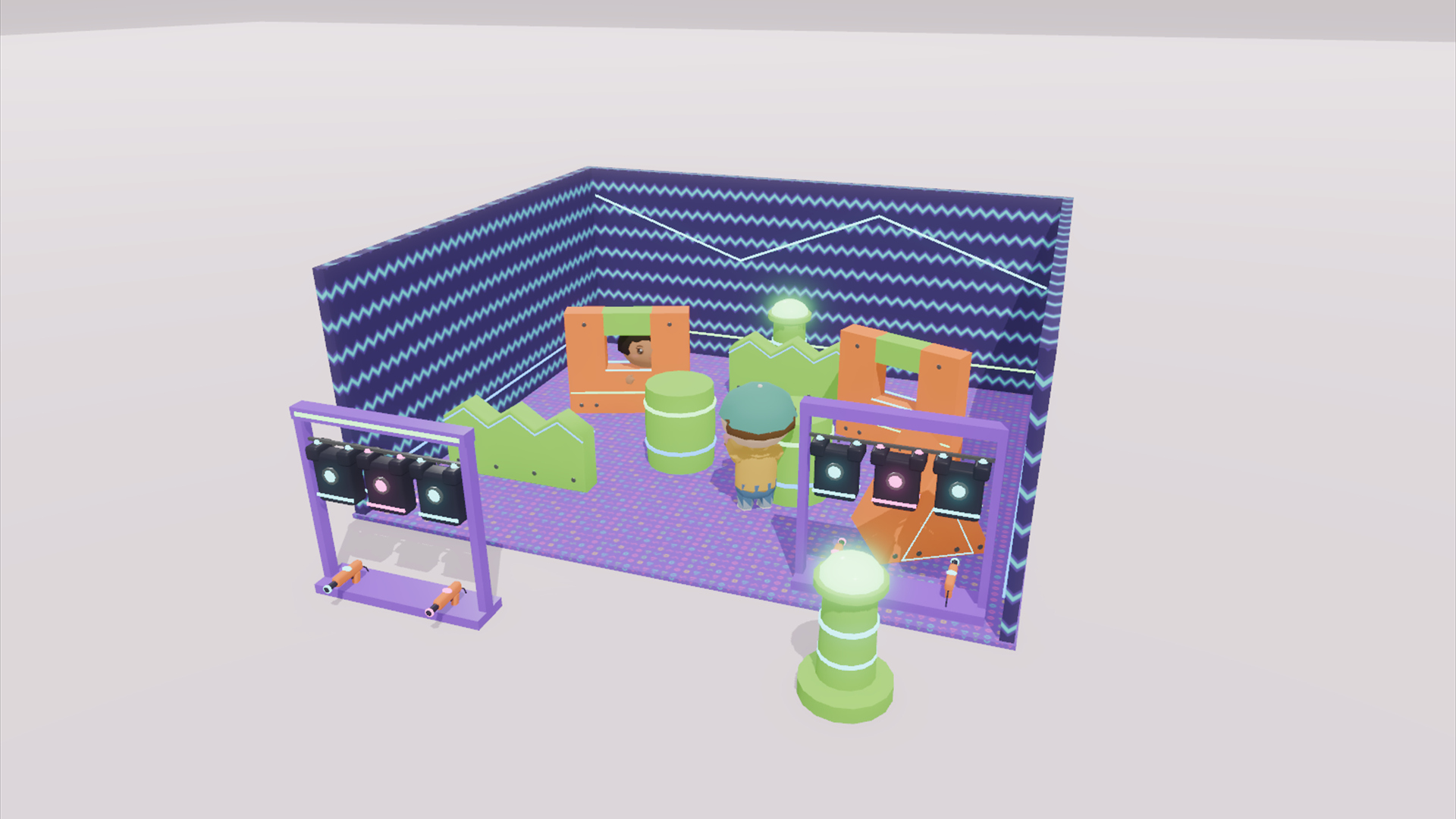 Fun Center Kit - 415 Low-Poly Models 3D Model