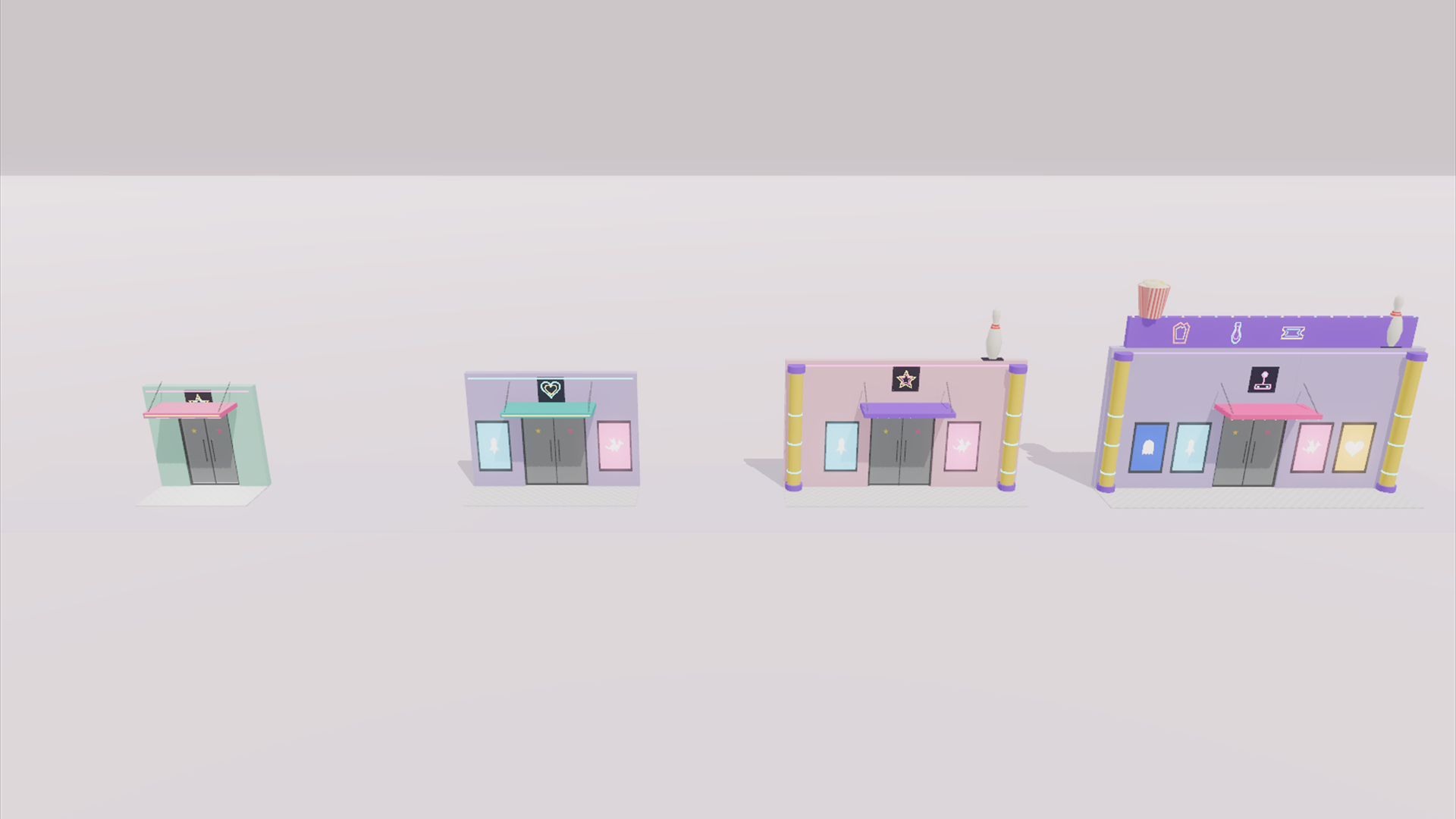 Fun Center Kit - 415 Low-Poly Models 3D Model