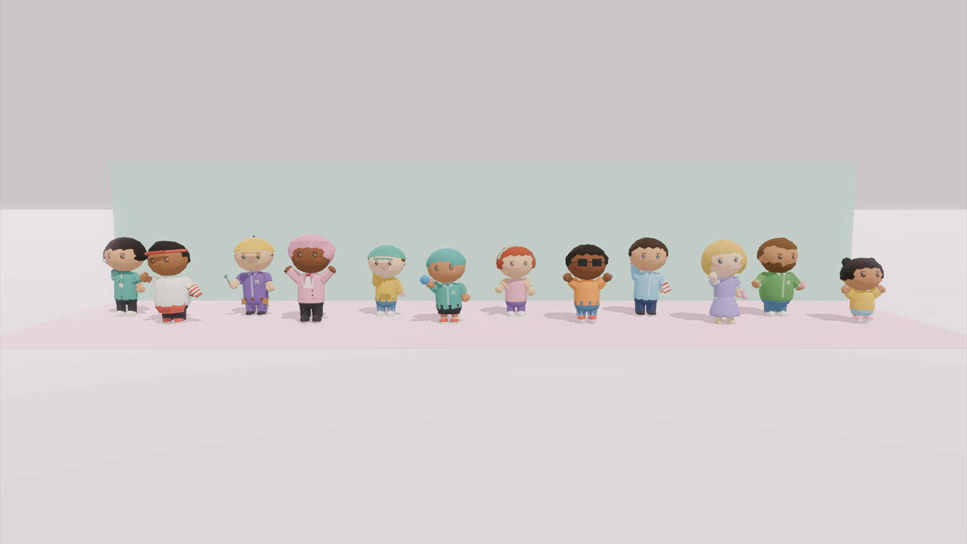 Fun Center Kit - 415 Low-Poly Models 3D Model