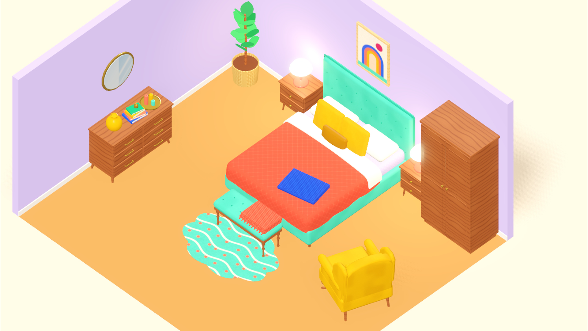 Furniture Catalog - Beds Tables &amp Storage - 352 Low-Poly Models 3D Model