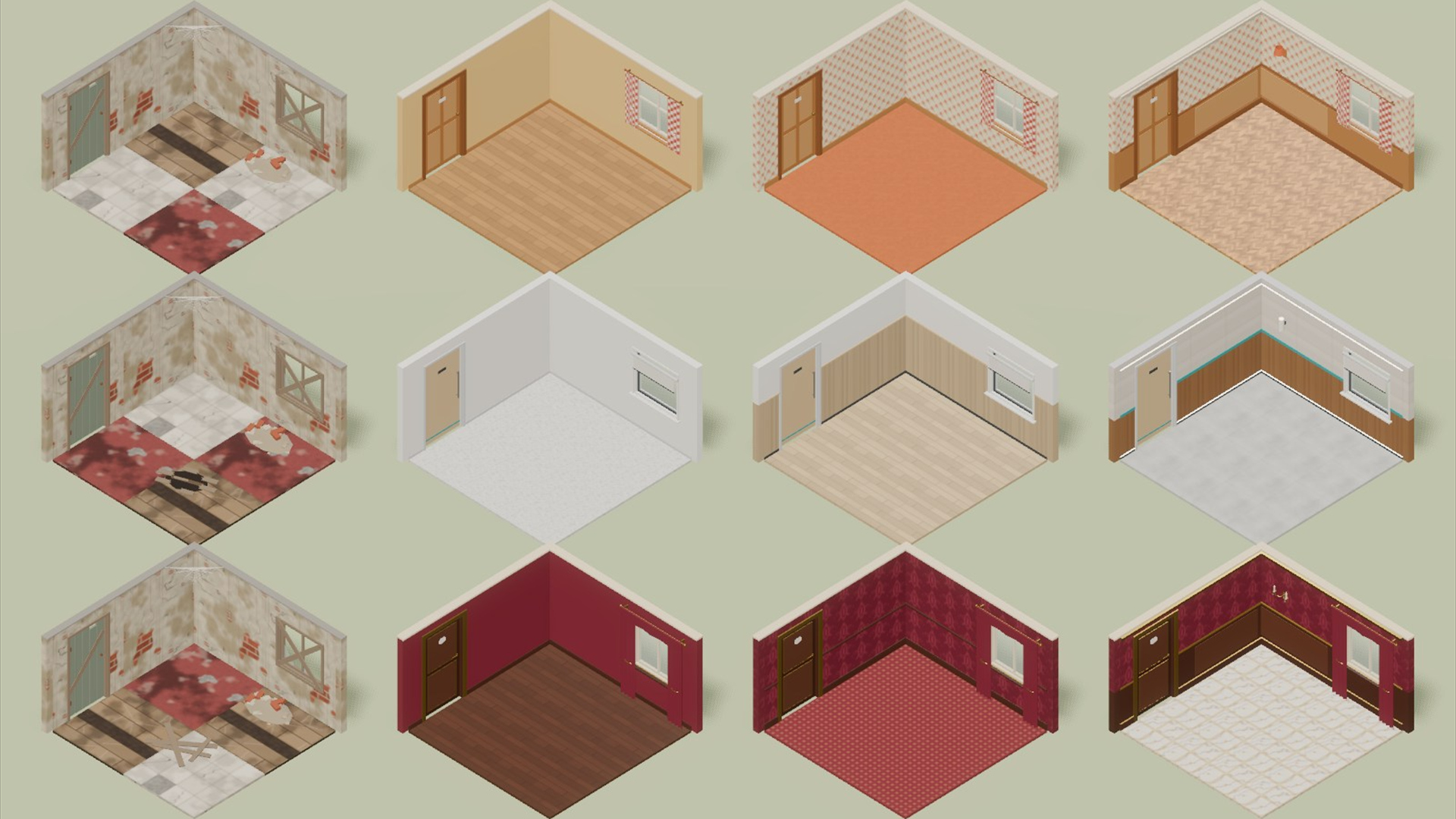 Hotel Builder - Complete - 1237 Low-Poly Models 3D Model