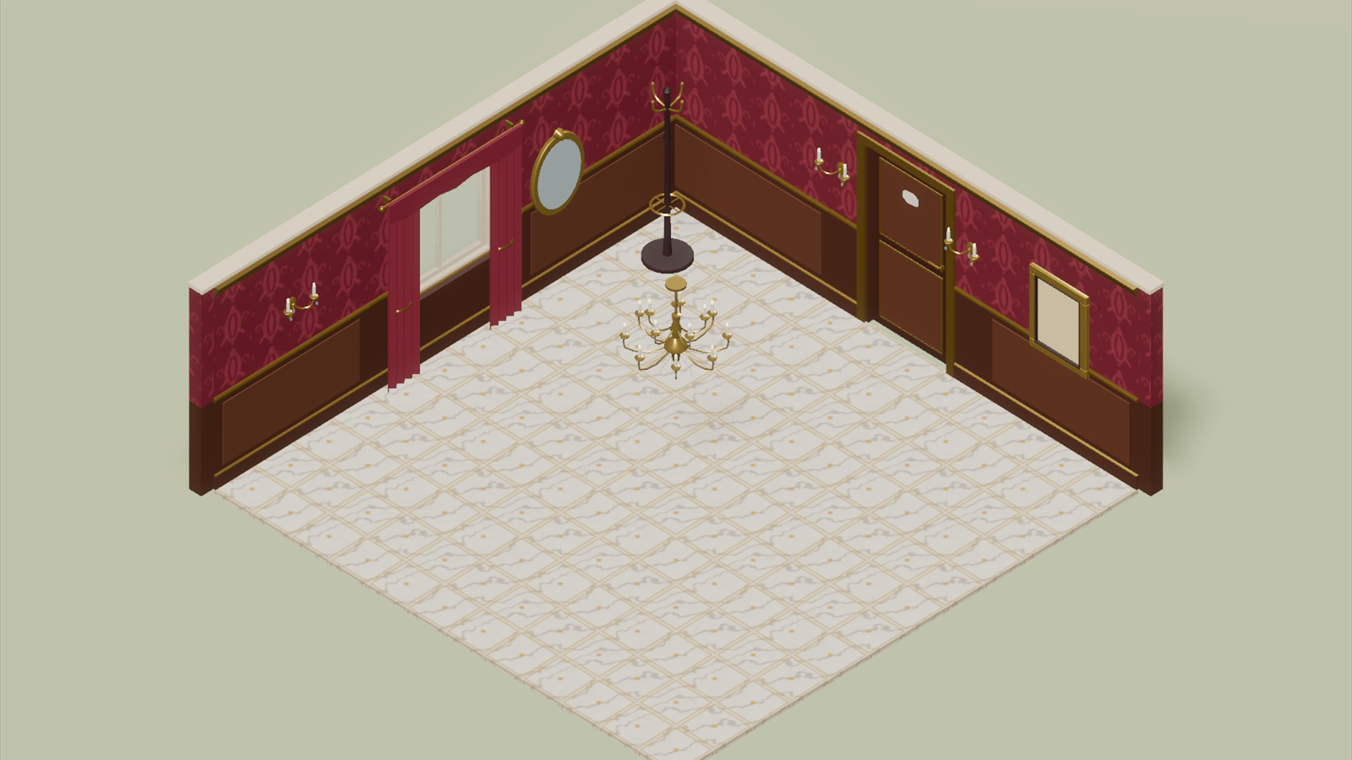 Hotel Walls & Floors - 673 Low-Poly Models 3D Model
