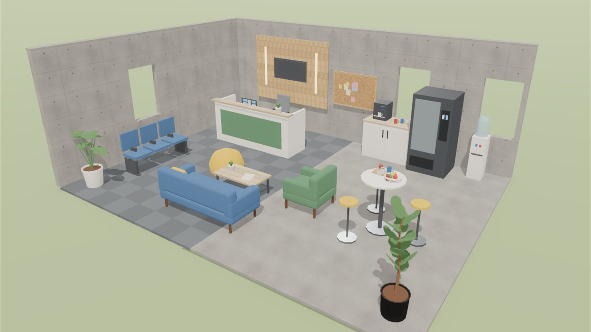 Office & School - Complete - 111 Low-Poly Models 3D Model