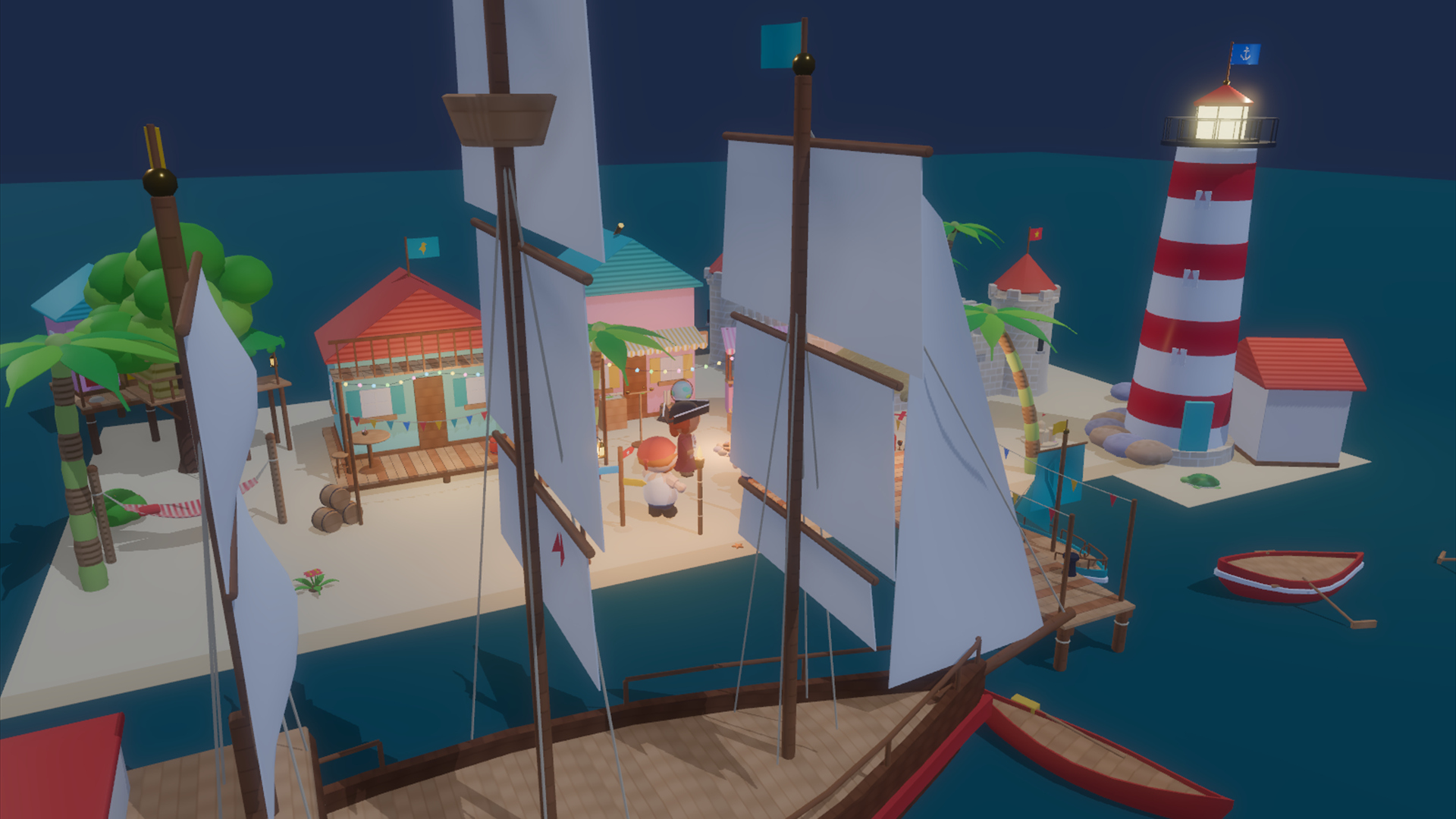 Pirate Cove Kit - 424 Low-Poly Models 3D Model