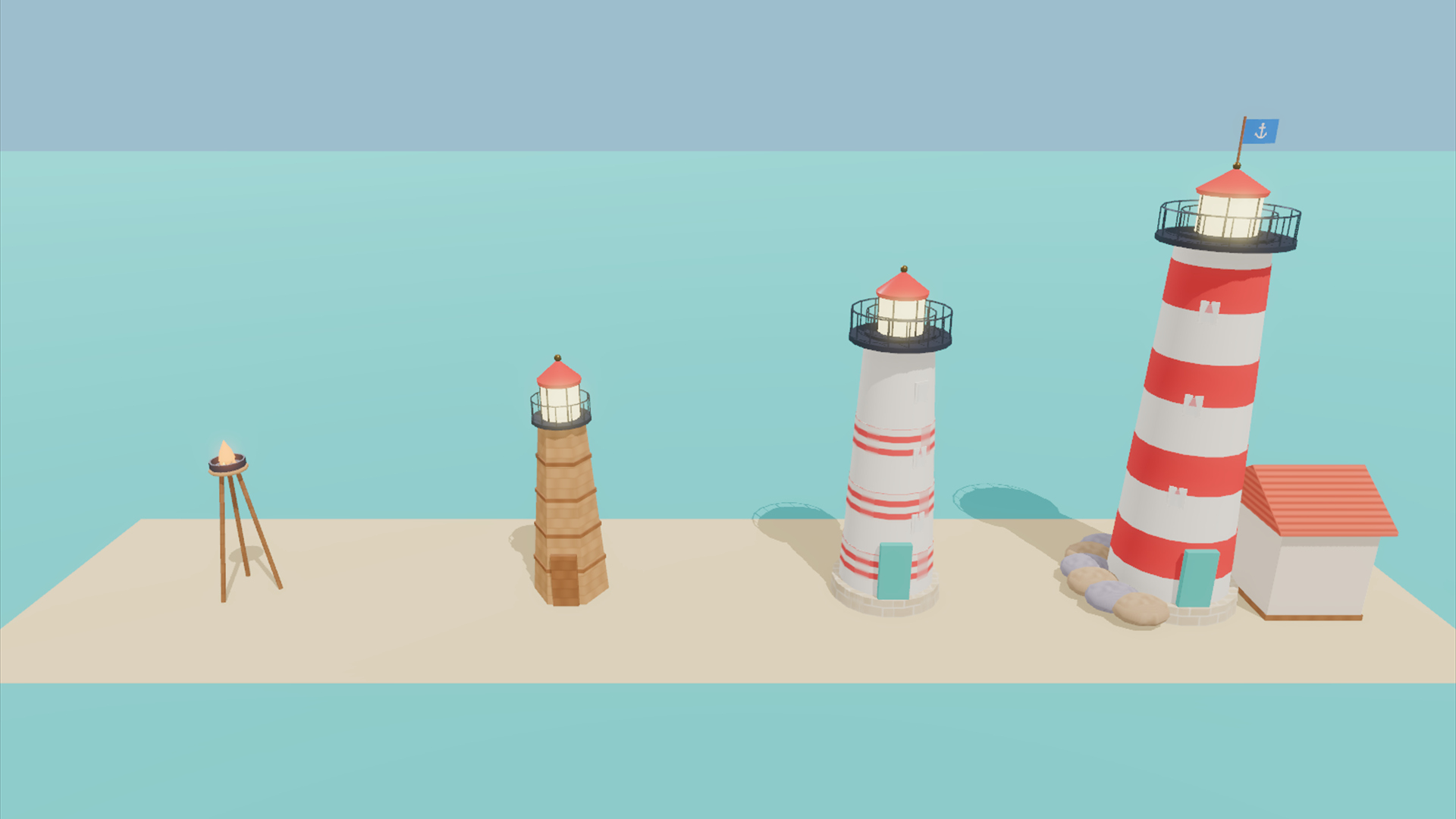 Pirate Cove Kit - 424 Low-Poly Models 3D Model