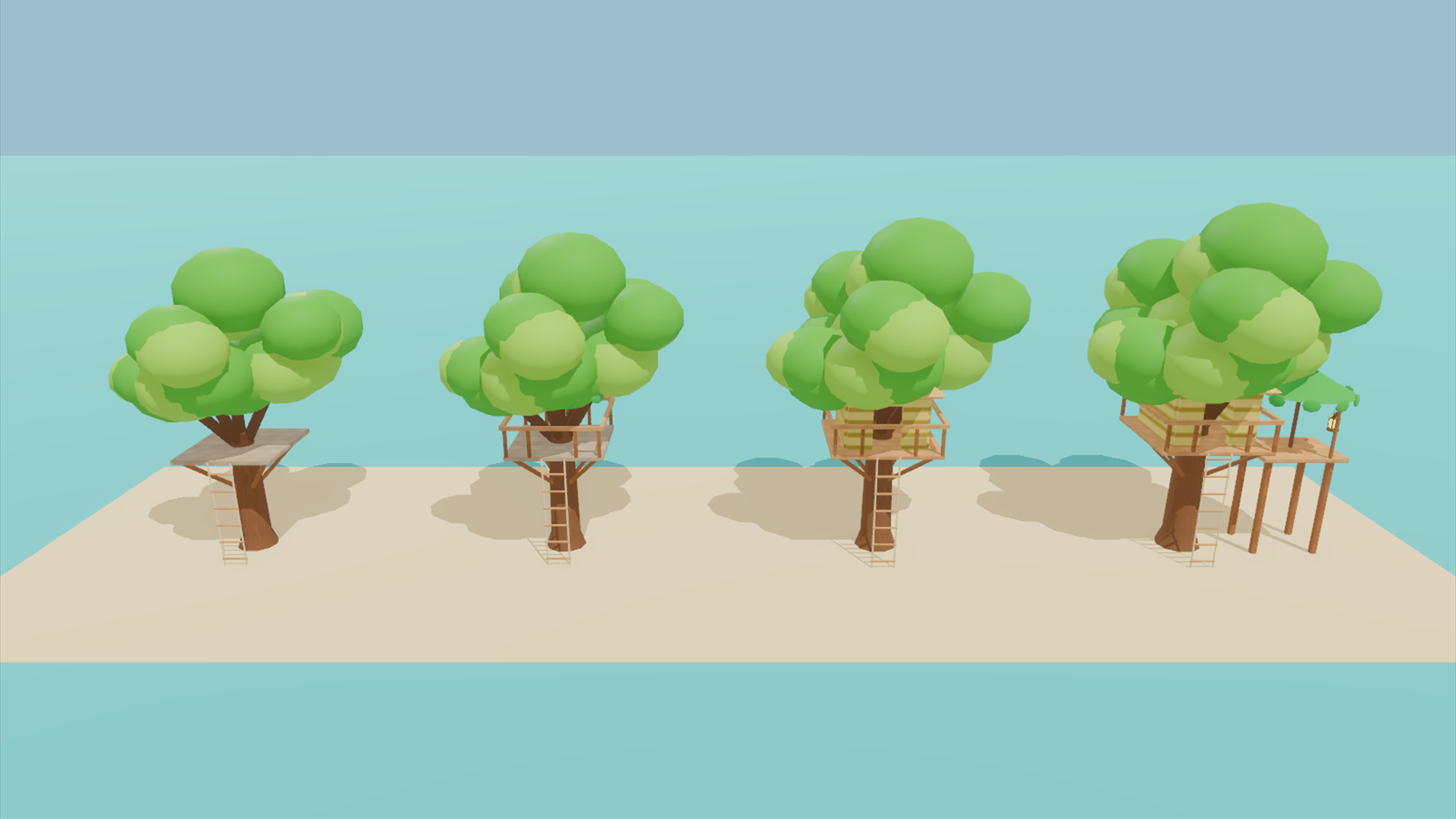 Pirate Cove Kit - 424 Low-Poly Models 3D Model