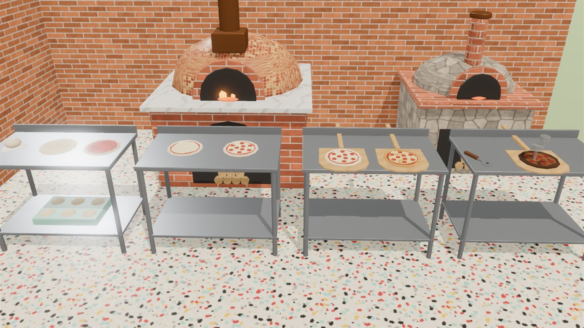 Pizzeria Kit - 93 Low-Poly Models 3D Model
