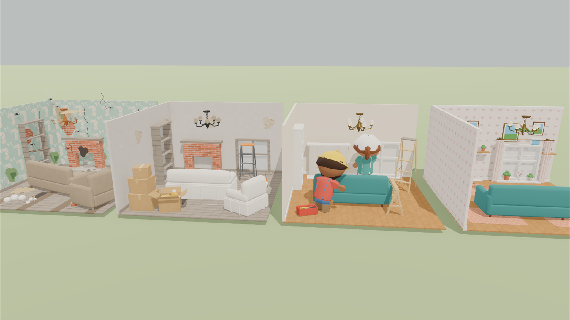 Renovation & Makeover Kit - 328 Low-Poly Models 3D Model