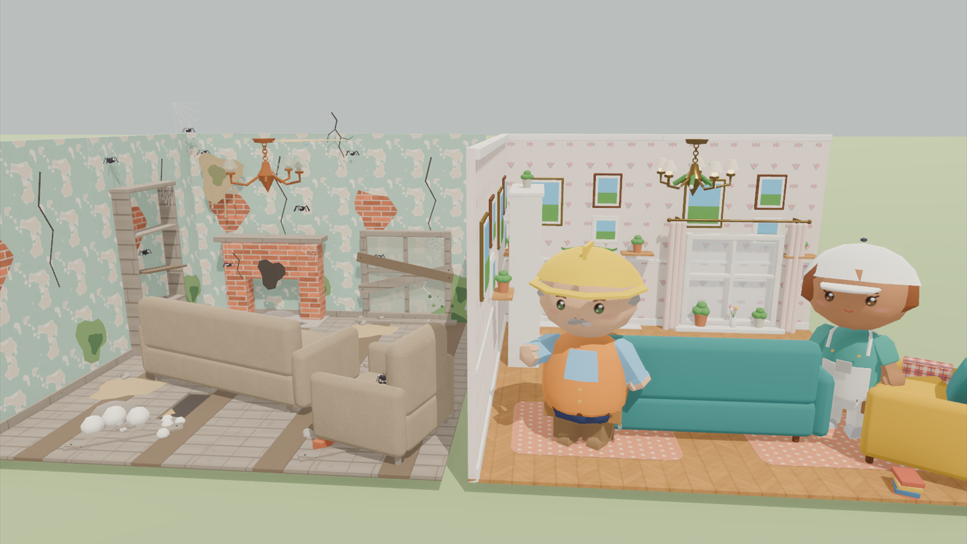 Renovation &amp Makeover Kit - 328 Low-Poly Models 3D Model