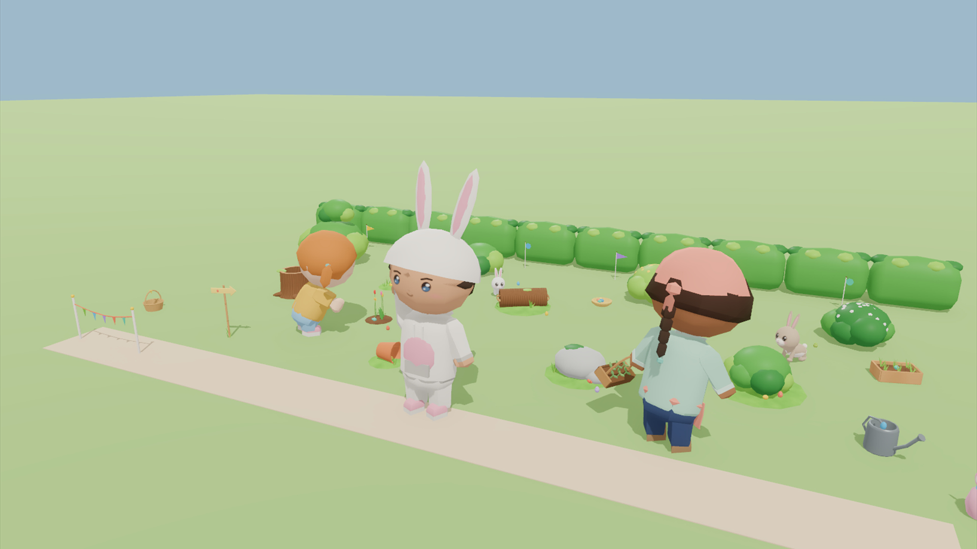 Spring &amp Easter Kit - 385 Low-Poly Models 3D Model