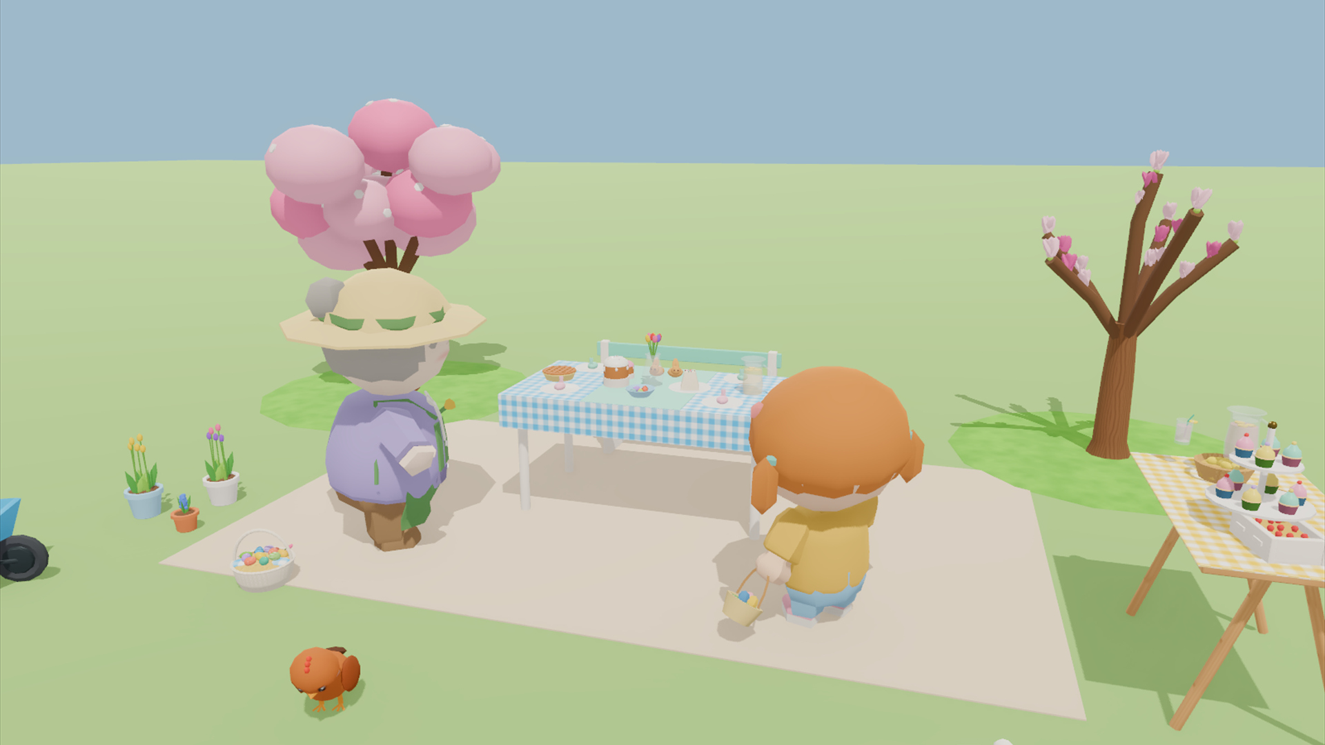 Spring & Easter Kit - 385 Low-Poly Models 3D Model