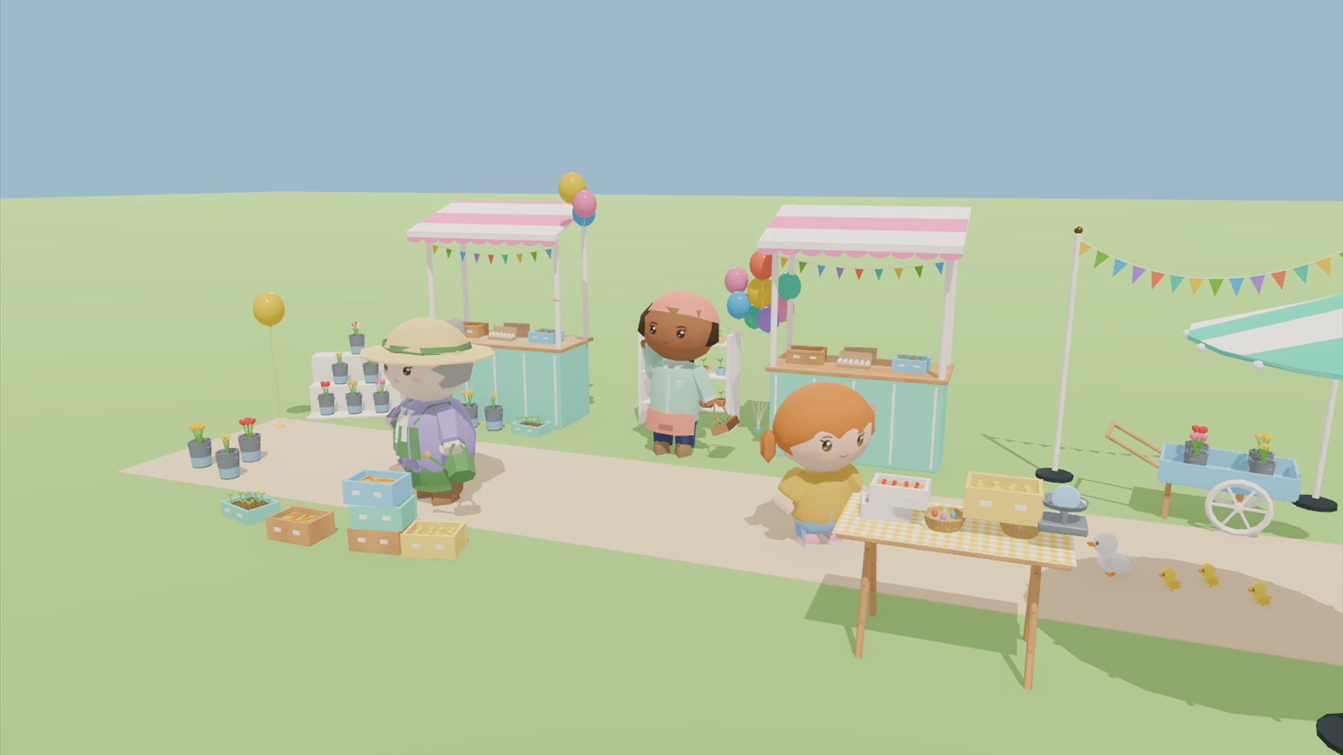 Spring & Easter Kit - 385 Low-Poly Models 3D Model