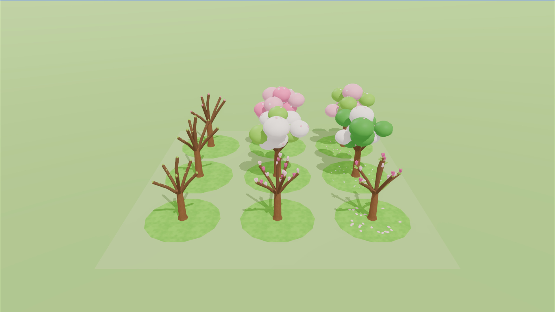 Spring & Easter Kit - 385 Low-Poly Models 3D Model