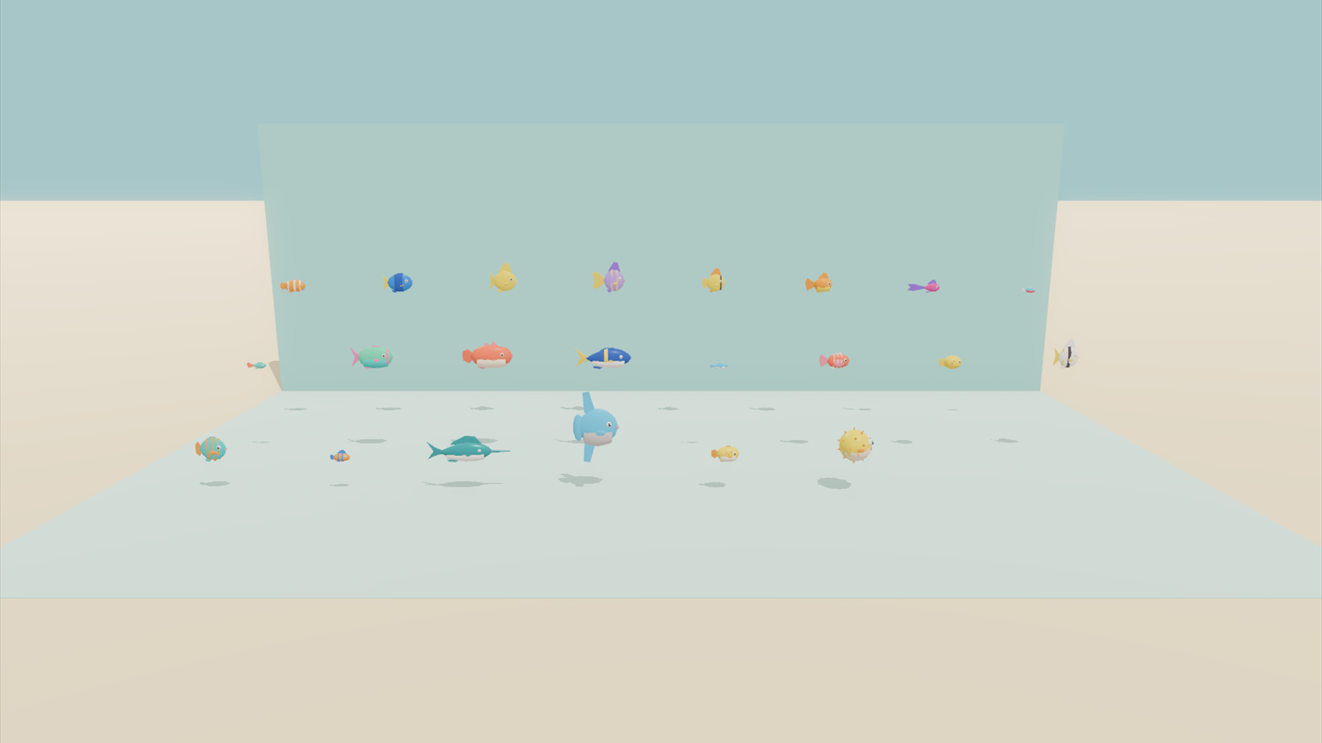 Undersea &amp Aquarium Kit - 419 Low-Poly Models 3D Model