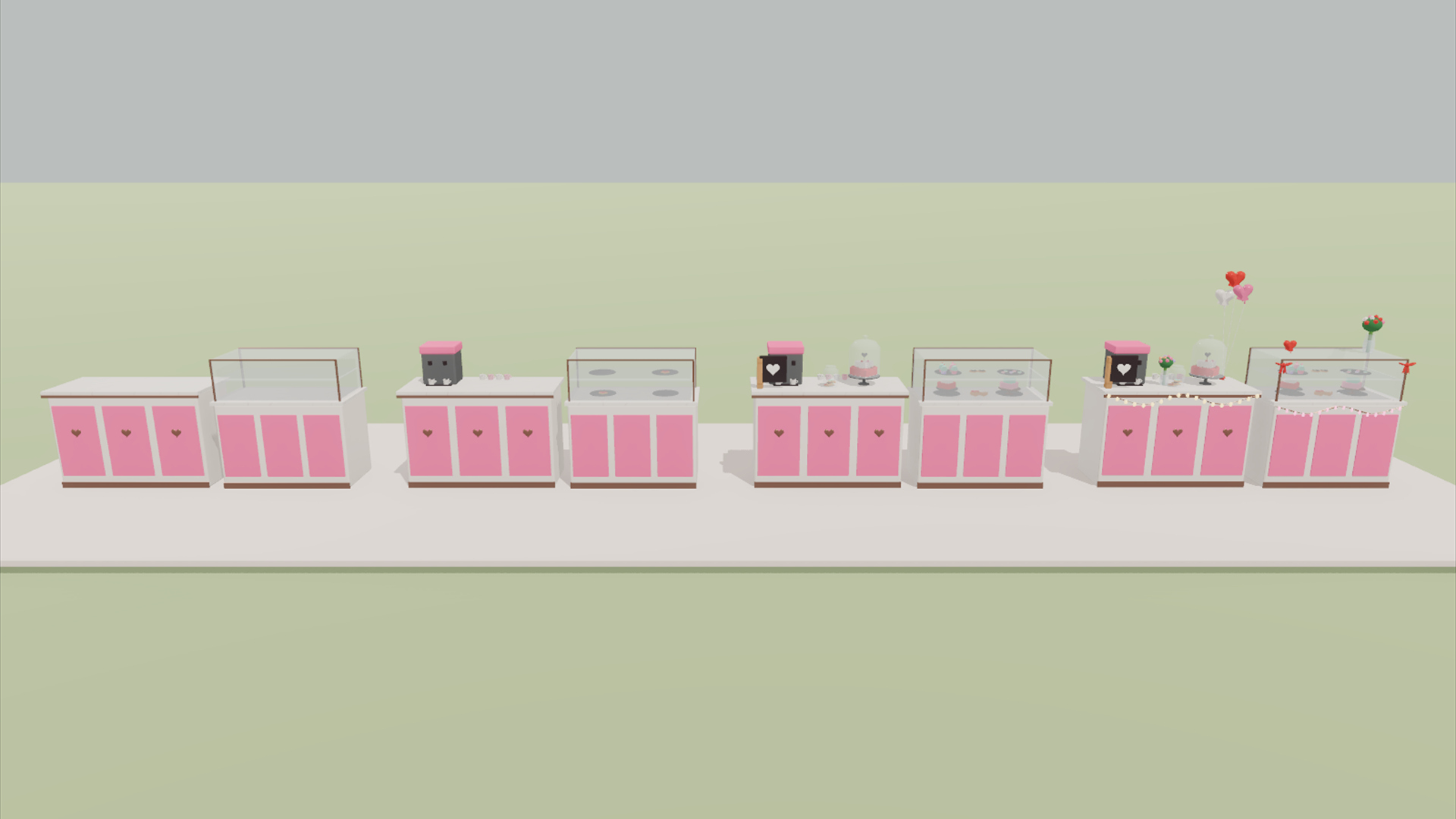Valentine&039s Day Kit - 401 Low-Poly Models 3D Model