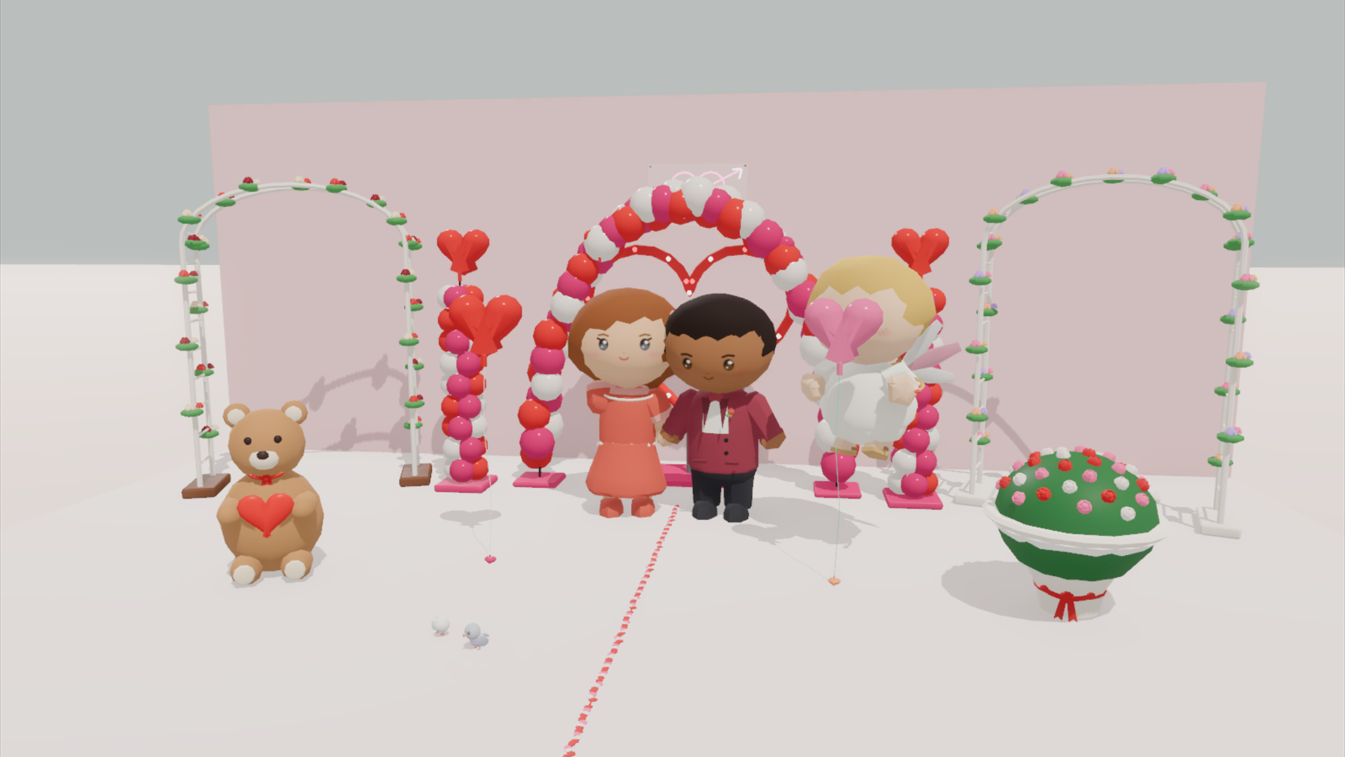 Valentine&039s Day Kit - 401 Low-Poly Models 3D Model