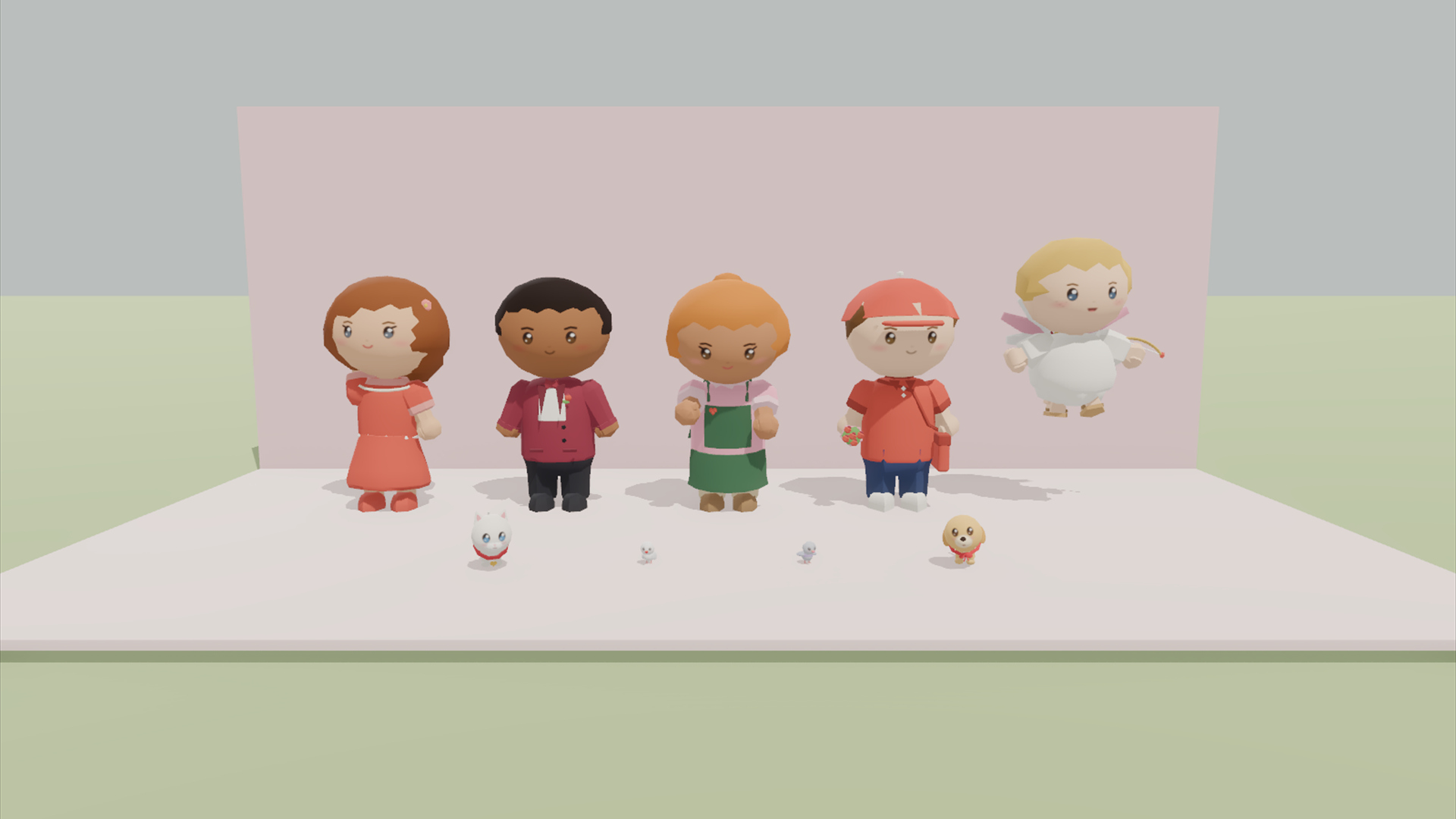 Valentine&039s Day Kit - 401 Low-Poly Models 3D Model