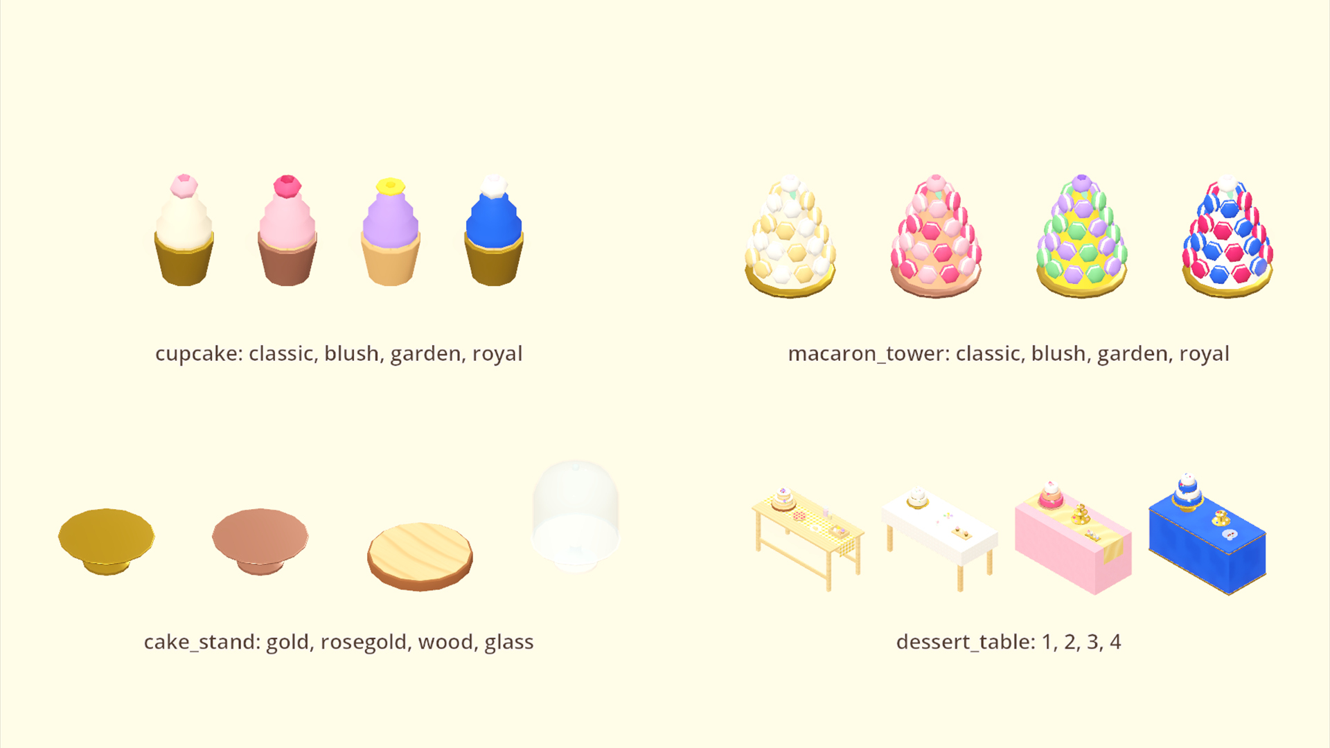 Wedding - Banquet Cake &amp Characters - 254 Low-Poly Mode 3D Model
