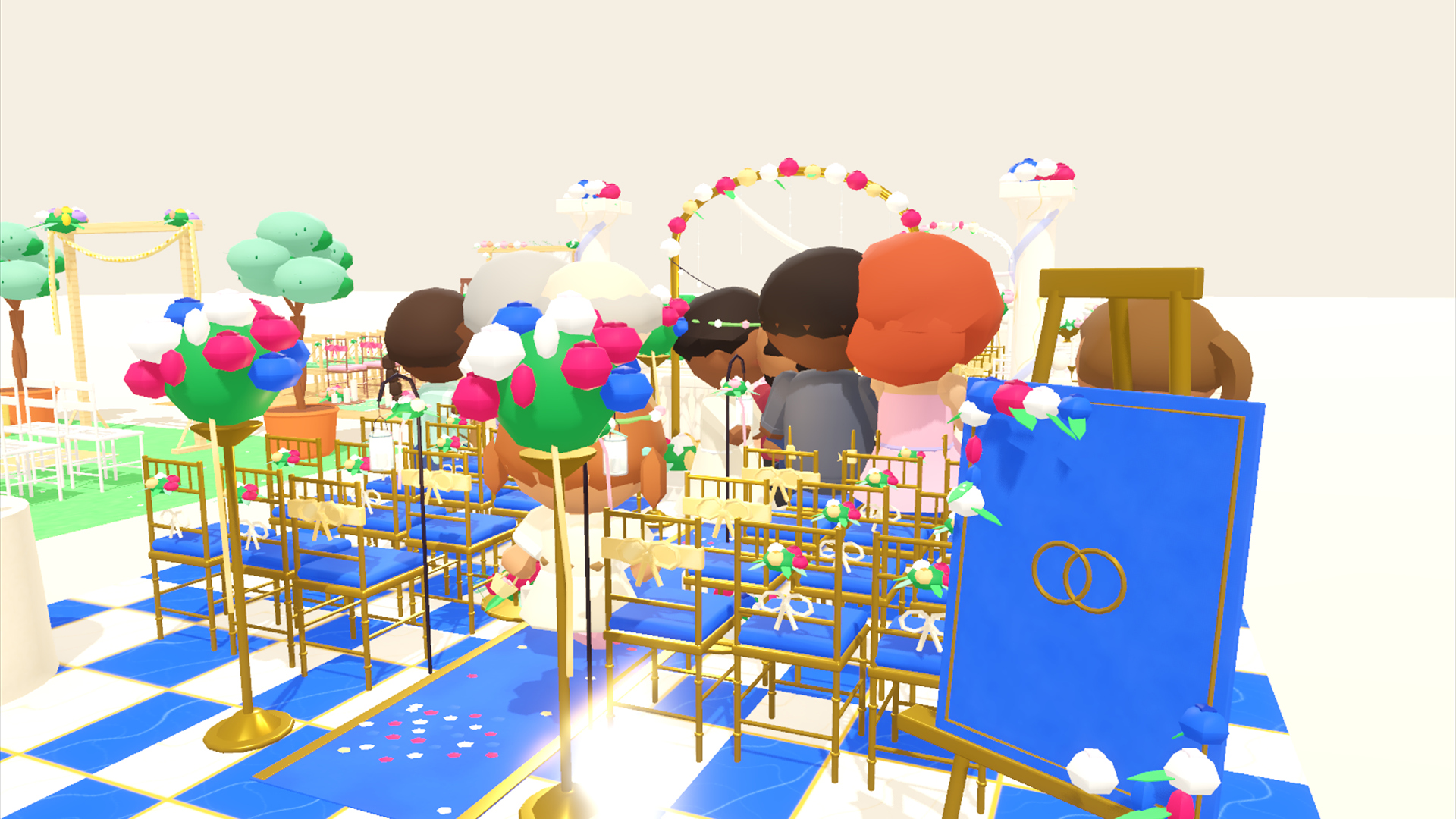 Wedding - Ceremony &amp Decor - 229 Low-Poly Models 3D Model