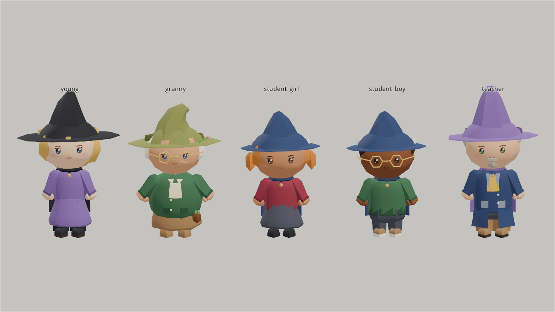 Witch Shop - Complete - 484 Low-Poly Models 3D Model