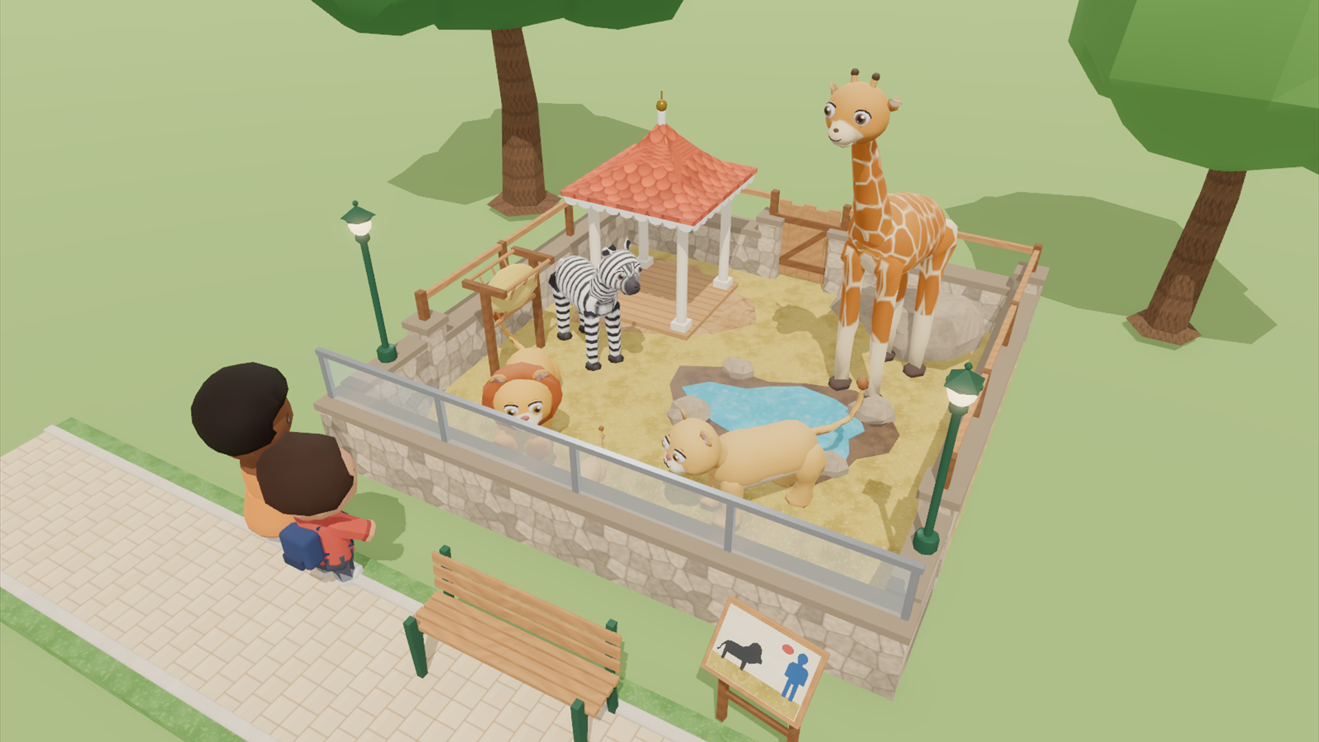 Zoo - Complete - 436 Low-Poly Models 3D Model