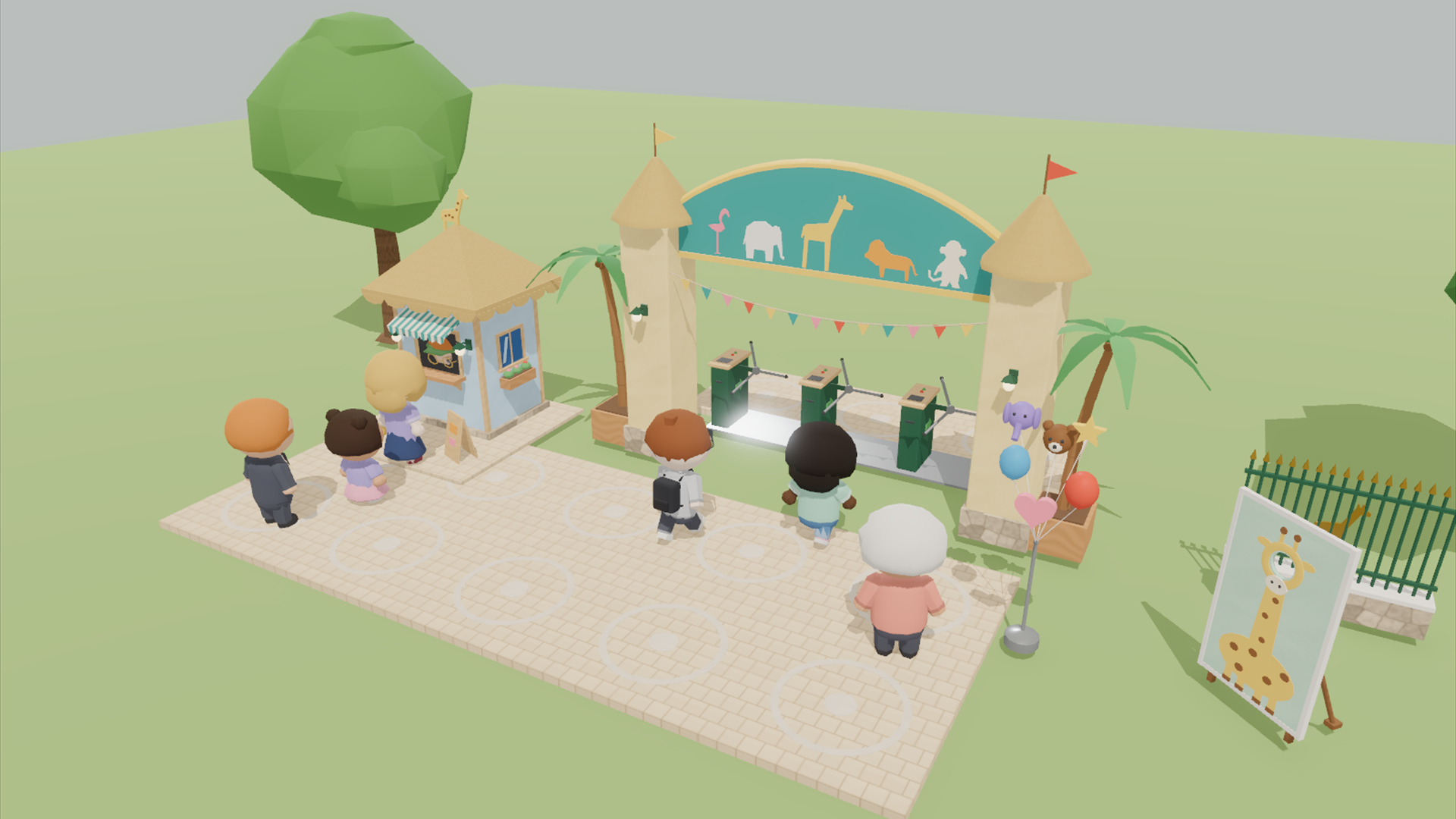 Zoo - Complete - 436 Low-Poly Models 3D Model