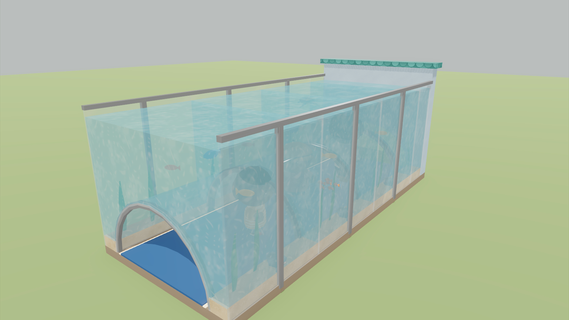 Zoo - Park & Enclosures - 337 Low-Poly Models 3D Model
