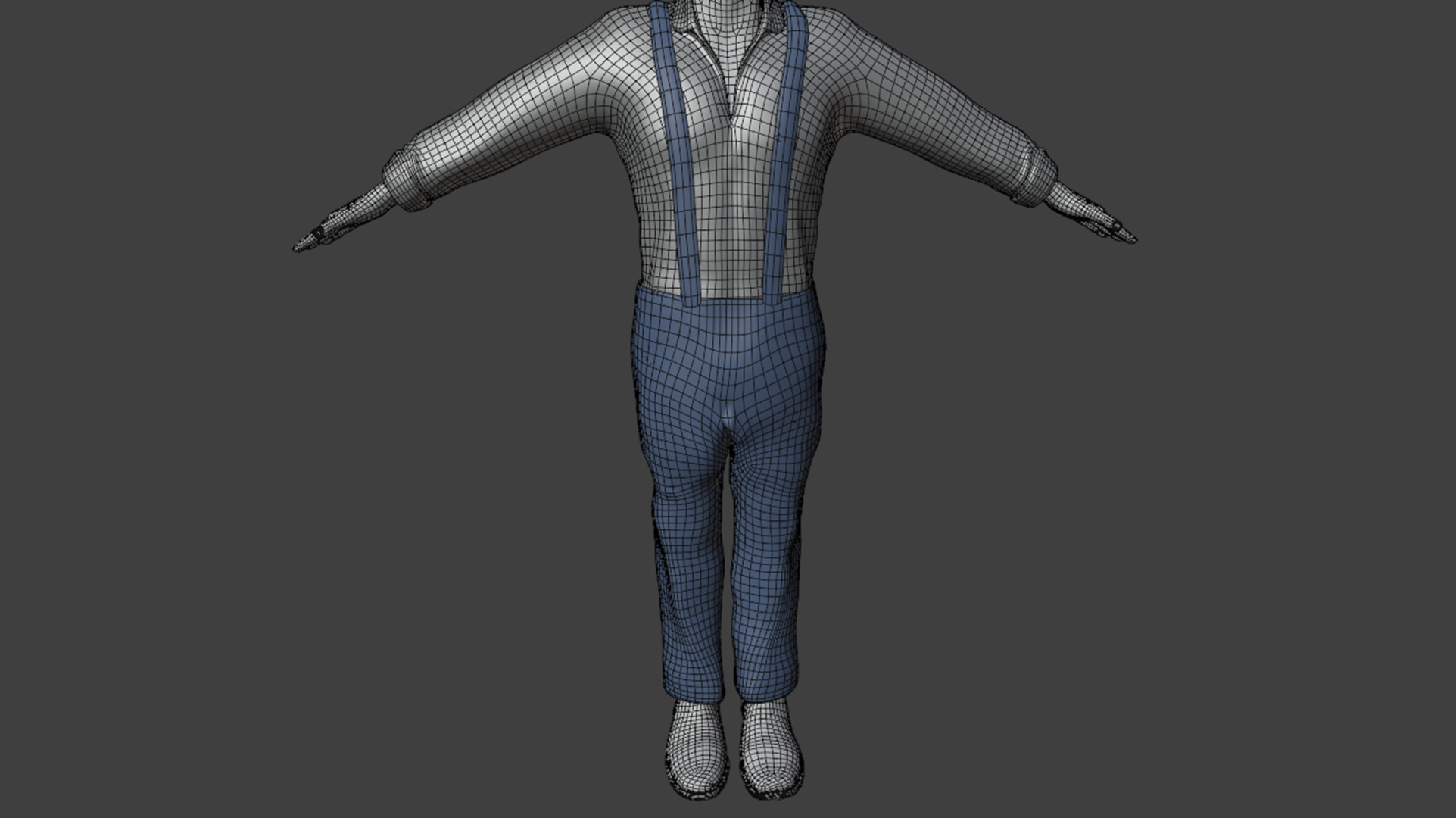 Rigged and Animated Realistic Western Man Low-Poly 3D Model 3D Model