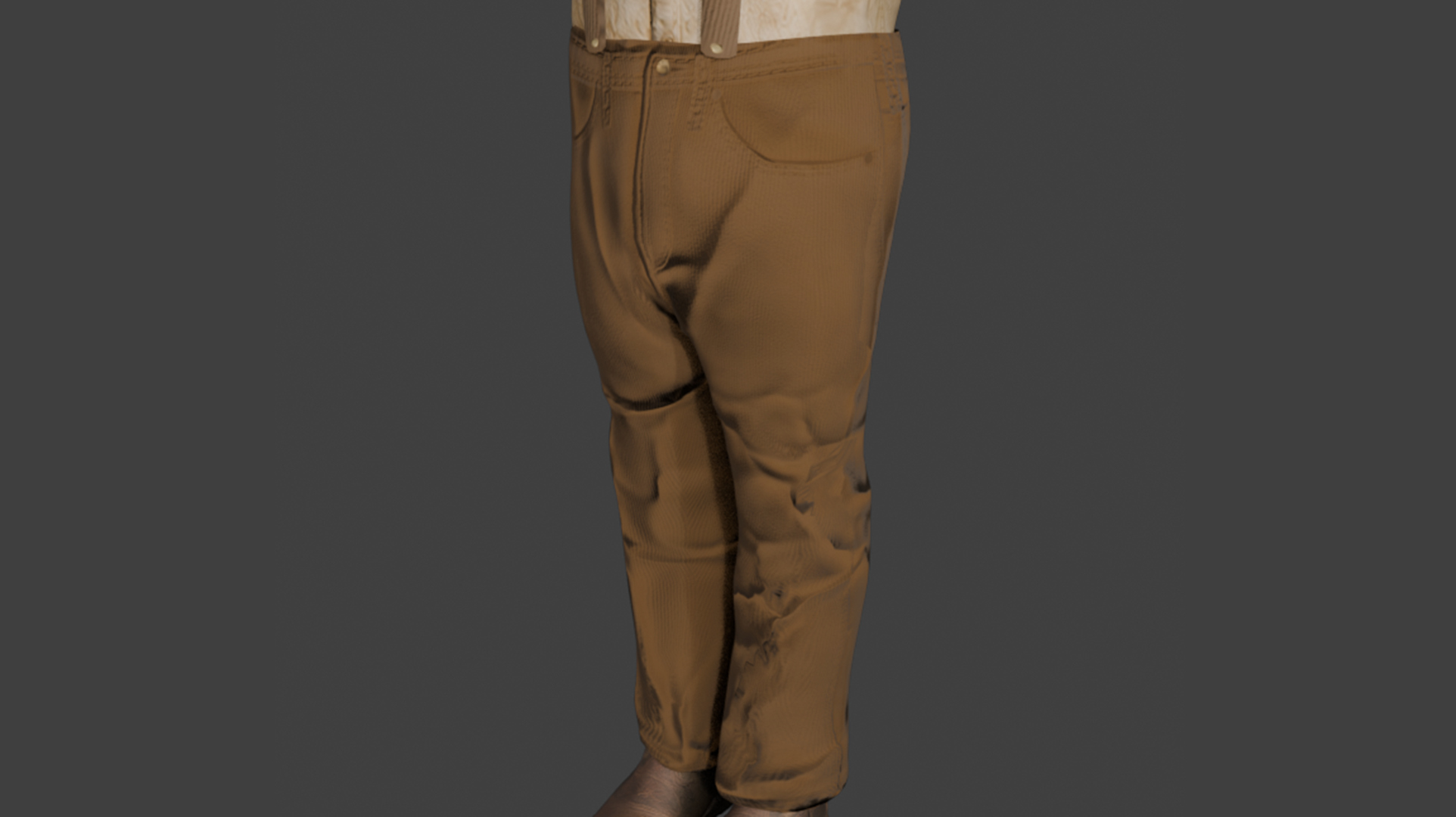 Rigged and Animated Realistic Western Man Low-Poly 3D Model 3D Model