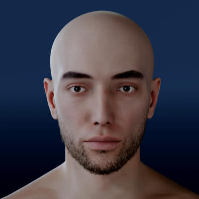 Damian Realistic Male Character 4K Textures