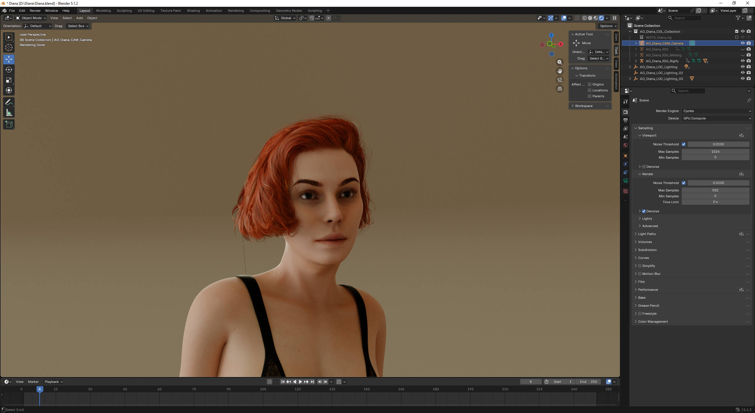 Realistic Female Character Pack 4 Rigged Models 4K 3D Model