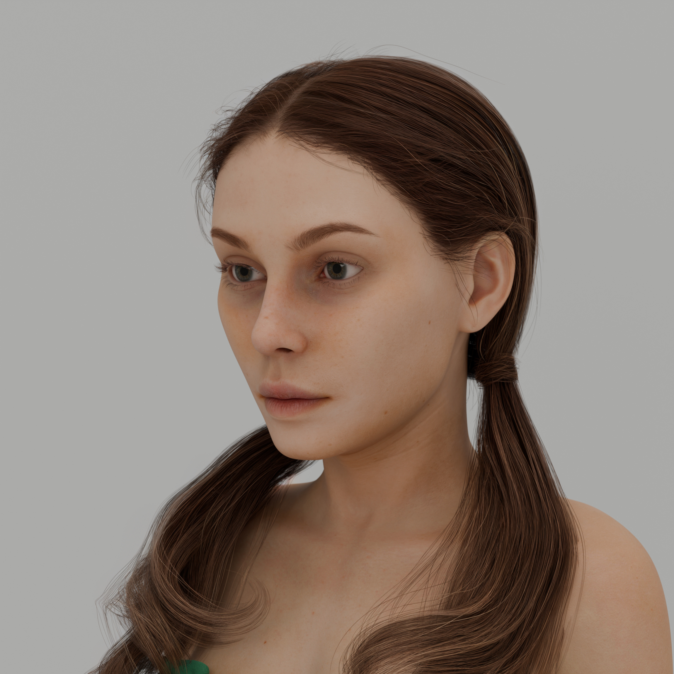 Evelyn - Realistic Rigged Female Character 4K 3D Model