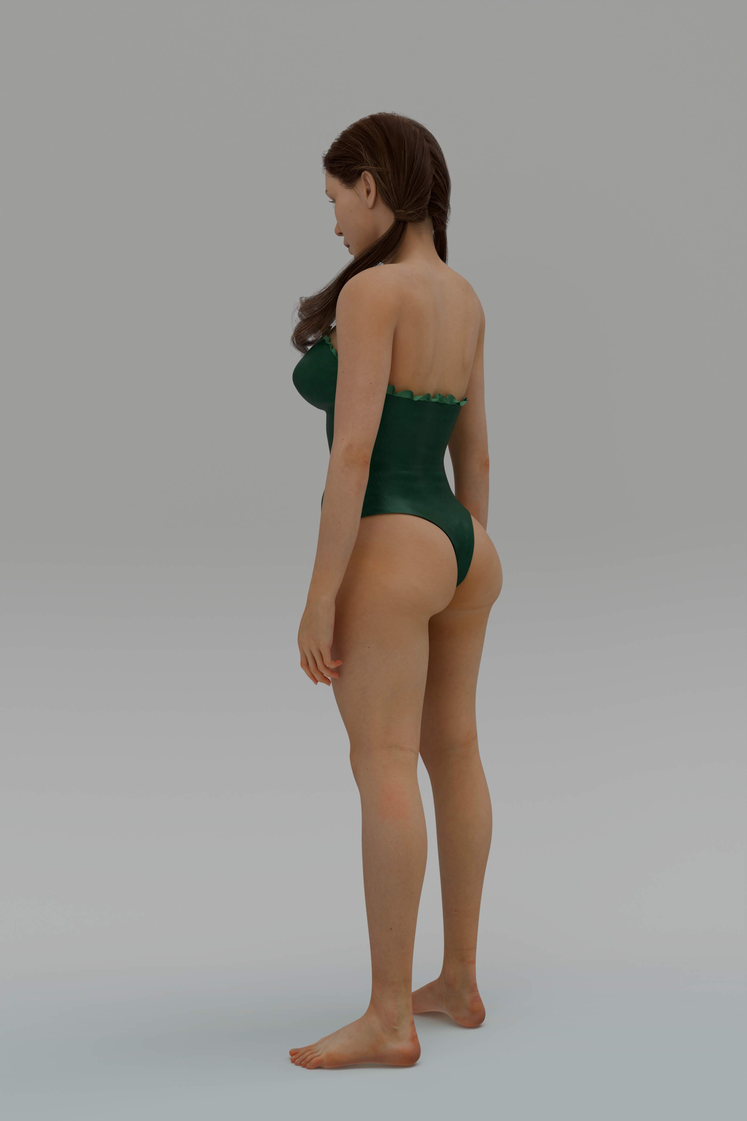 Evelyn - Realistic Rigged Female Character 4K 3D Model