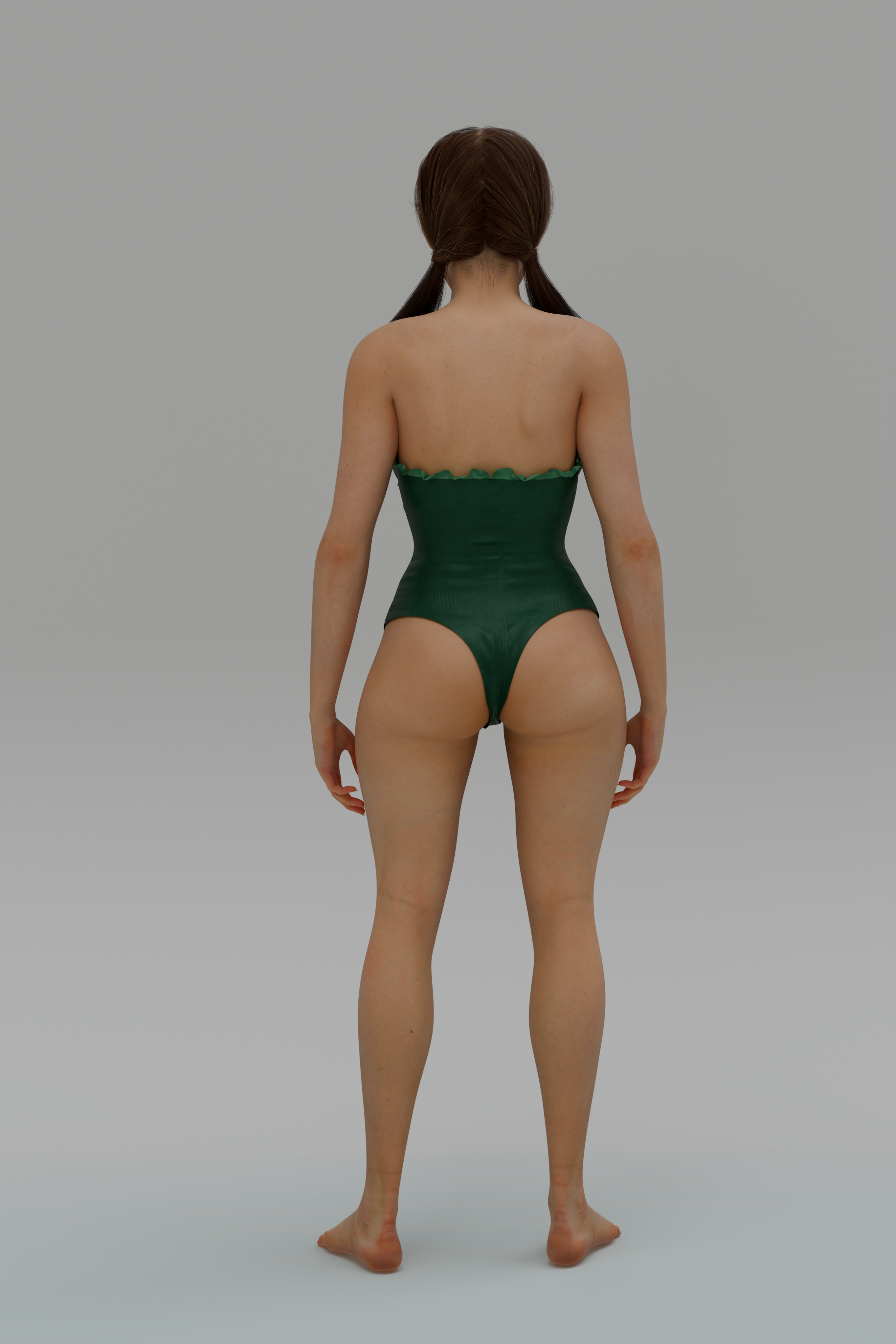 Evelyn - Realistic Rigged Female Character 4K 3D Model