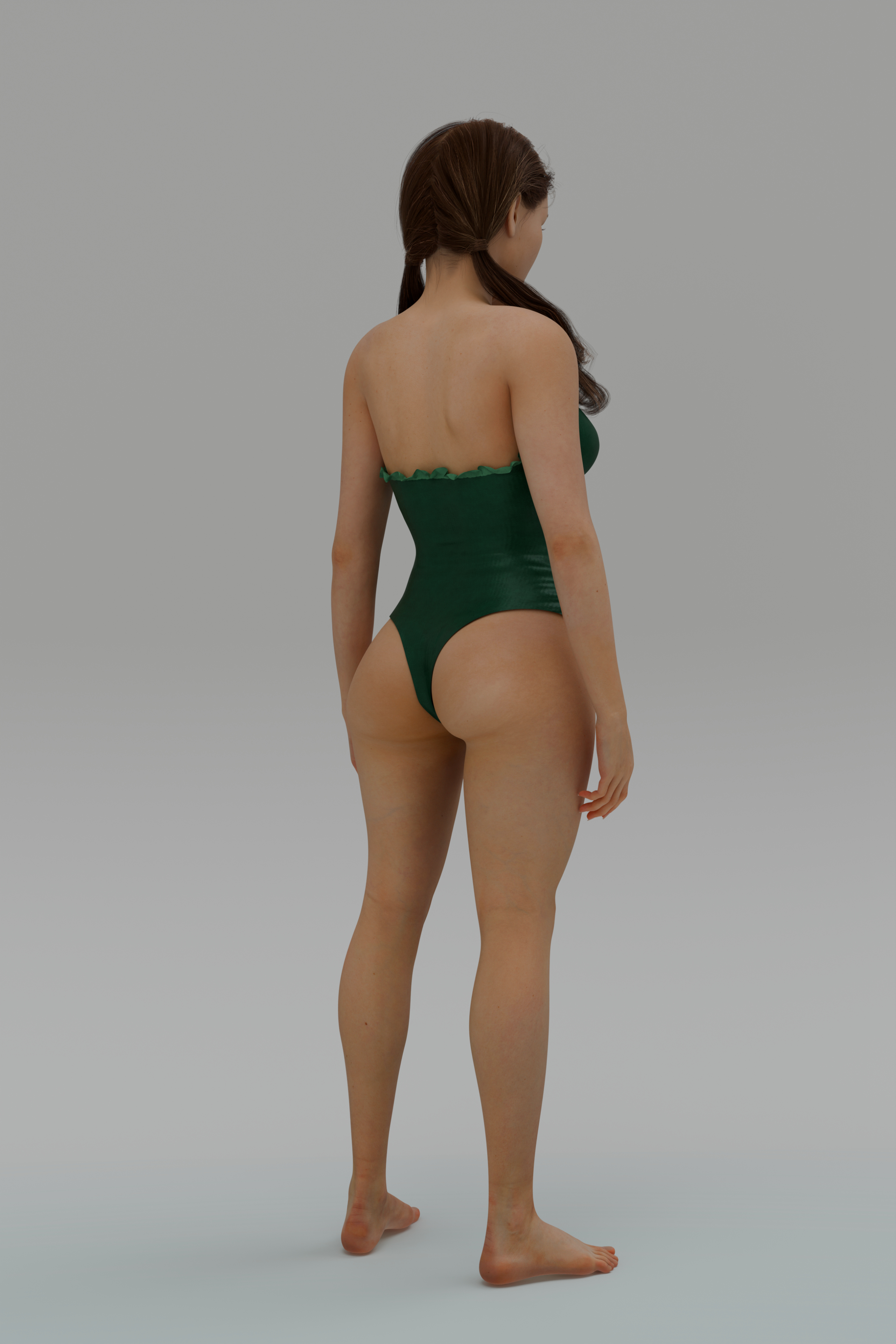 Evelyn - Realistic Rigged Female Character 4K 3D Model