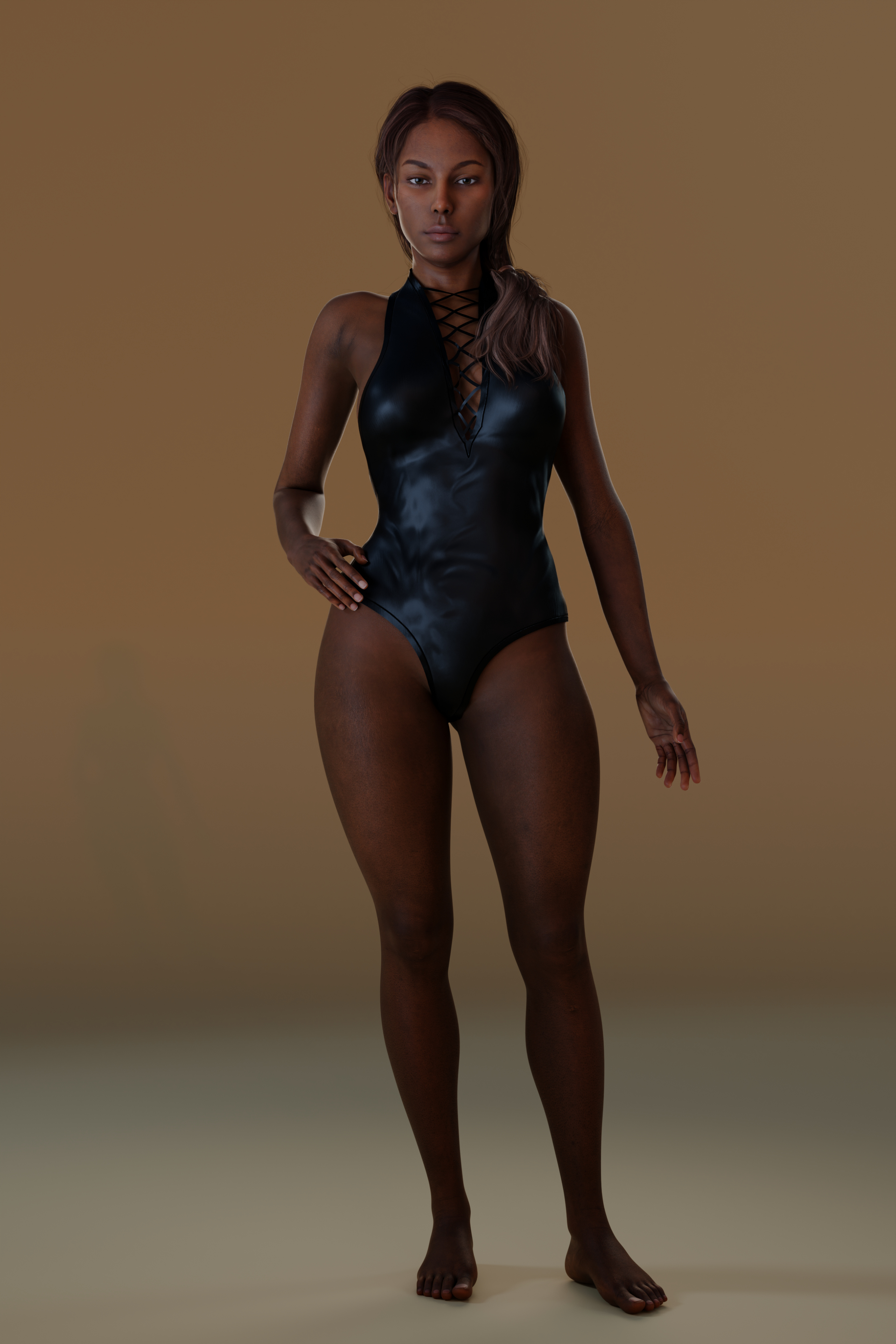 Naomi - Realistic Black Female Character 4K 3D Model