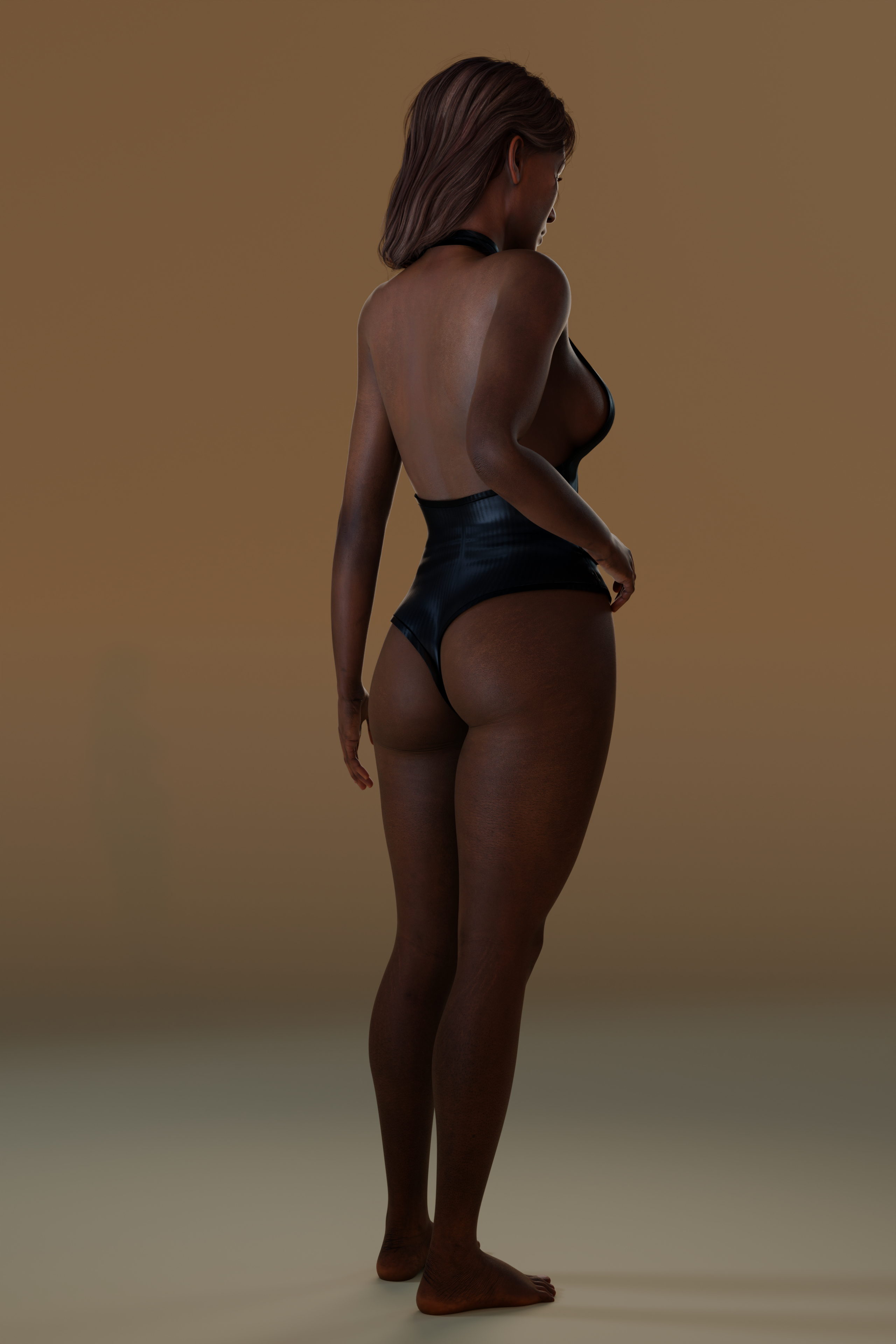 Realistic Female Character Pack 4 Rigged Models 4K 3D Model