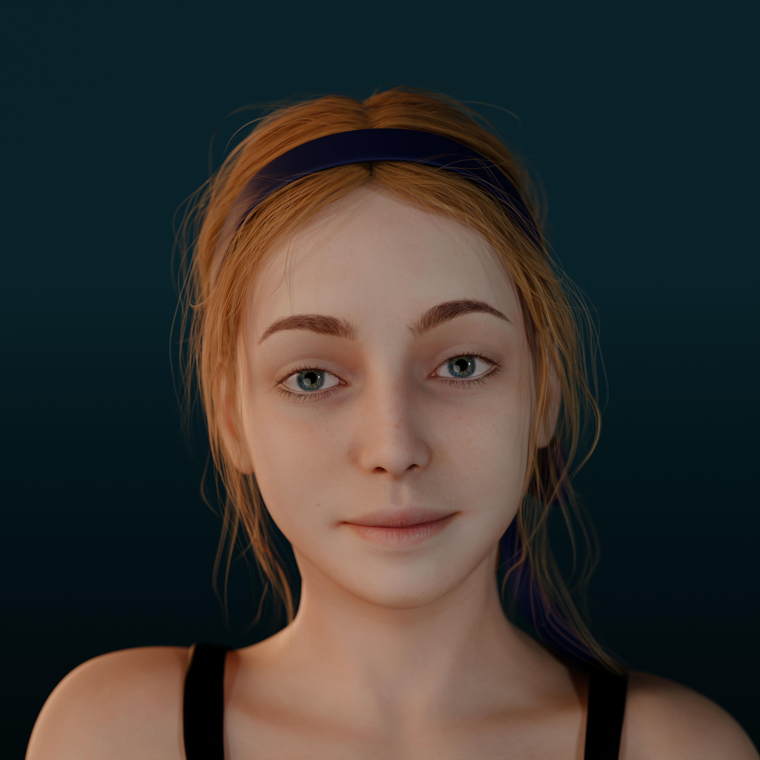 Realistic Female Character Pack 4 Rigged Models 4K 3D Model