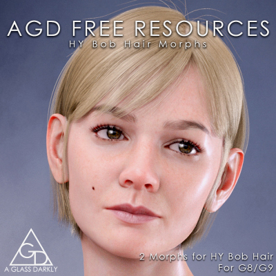 AGD Free HY Bob Hair Morphs Daz Content