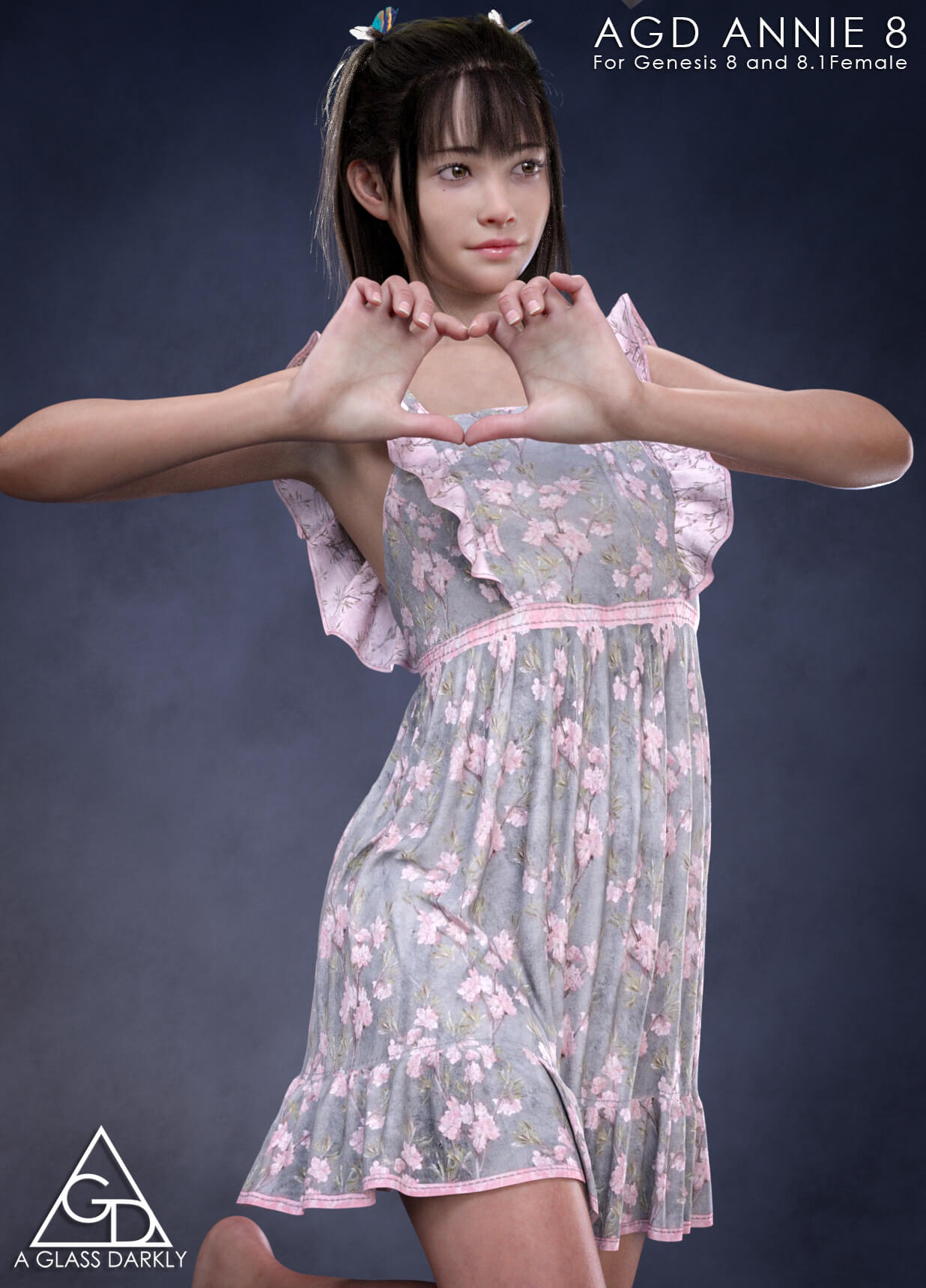 AGD Annie for G8 Promo 4B 3D Render, Digital Artwork by aglassdarkly