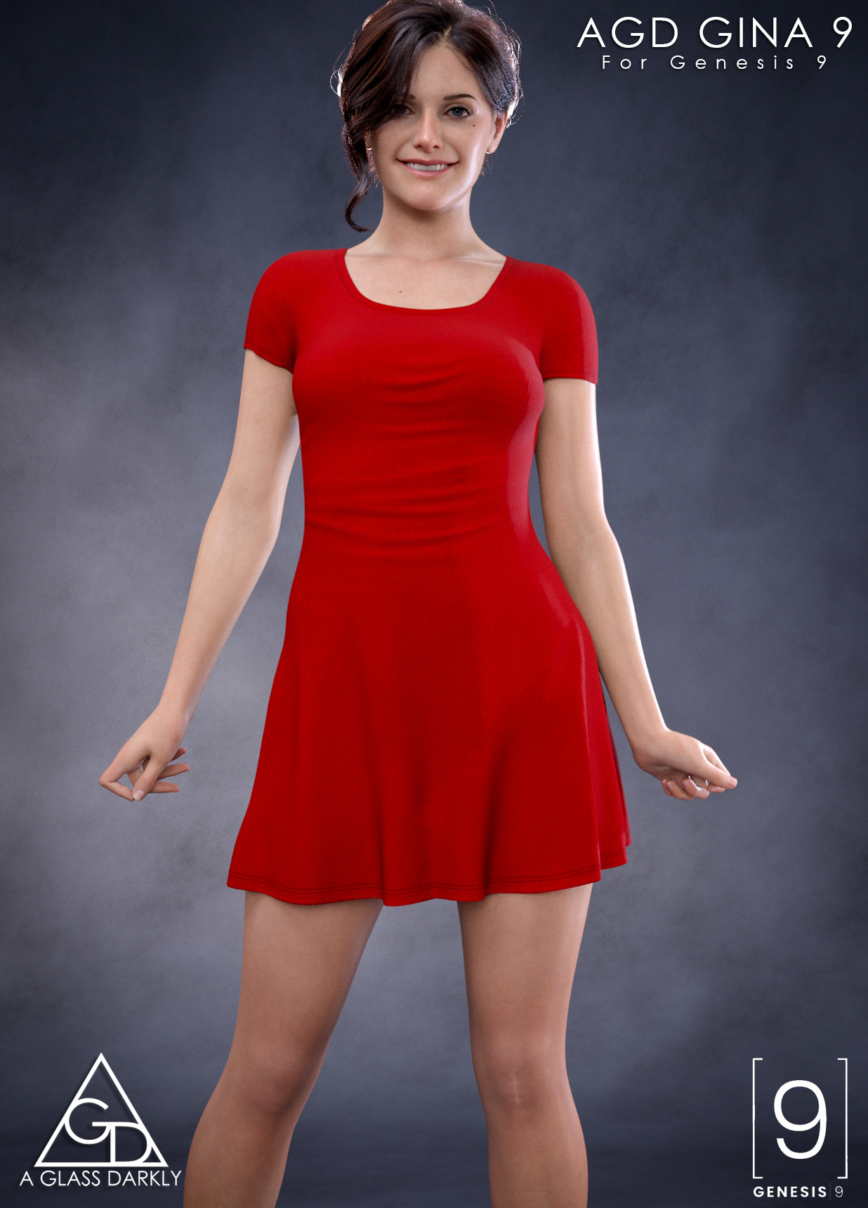 AGD Gina for G8 and G9 Promo 1 3D Render, Digital Artwork by aglassdarkly