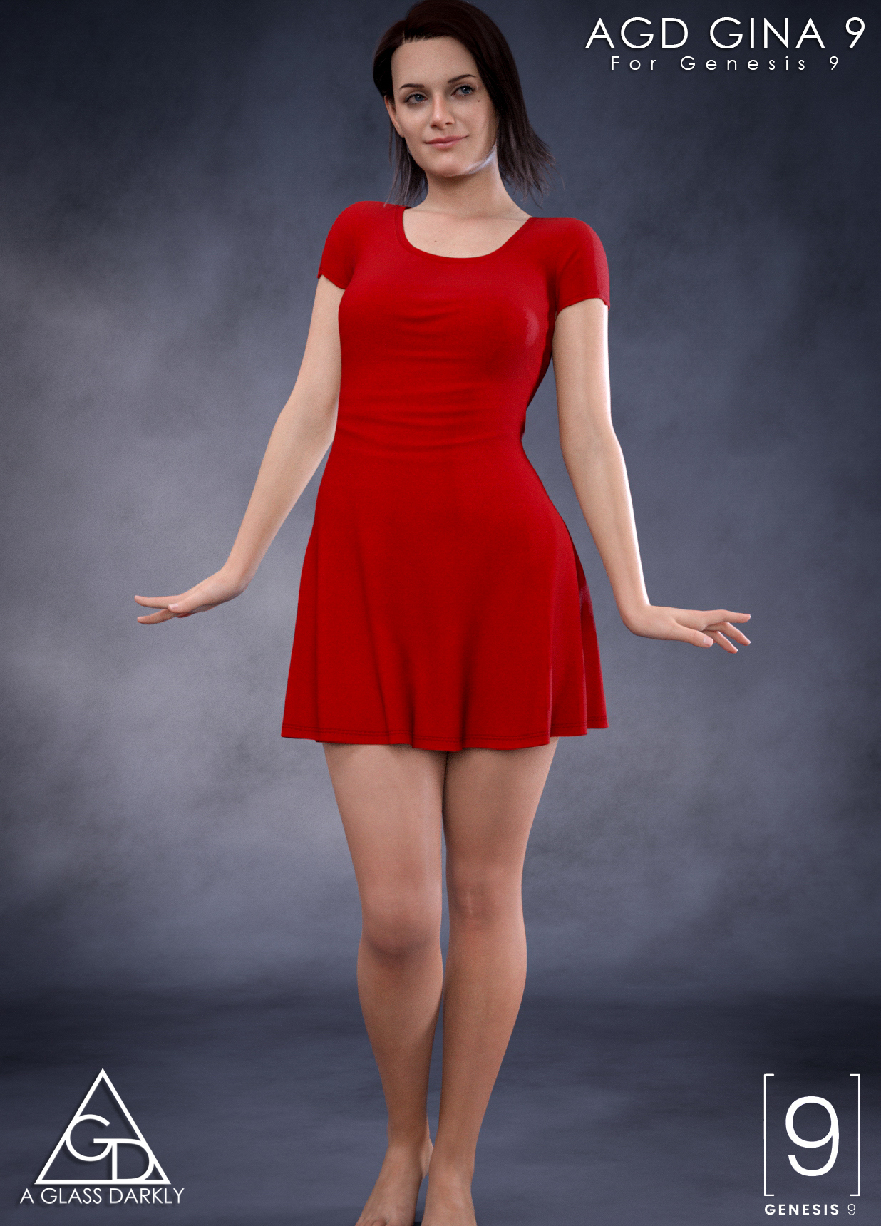 AGD Gina for G8 and G9 Promo 5 3D Render, Digital Artwork by aglassdarkly