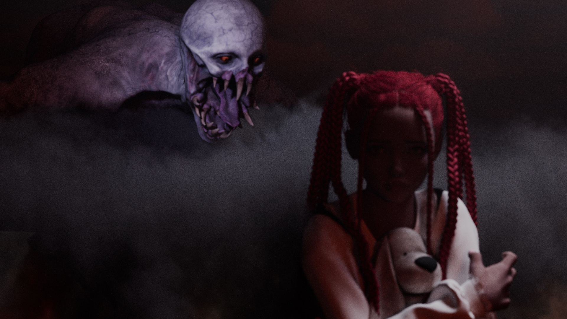 She Is Not Alone 3D Render, Digital Artwork by AKD87