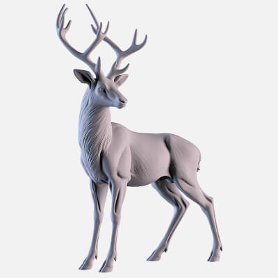 Deer Sculpture