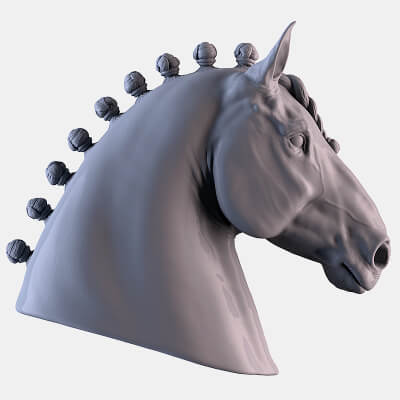 Horse Head Sculpture