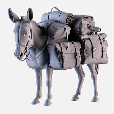 Mule Sculpture